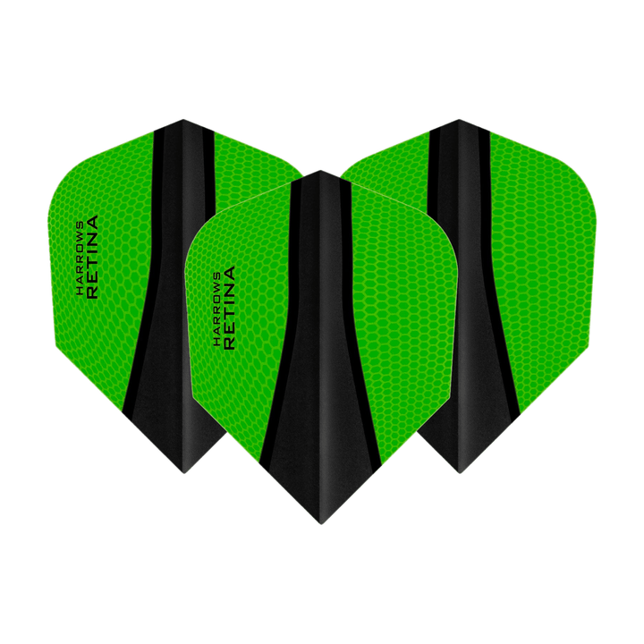 Harrows Retina X No. 6 Dart Flights Green Flights