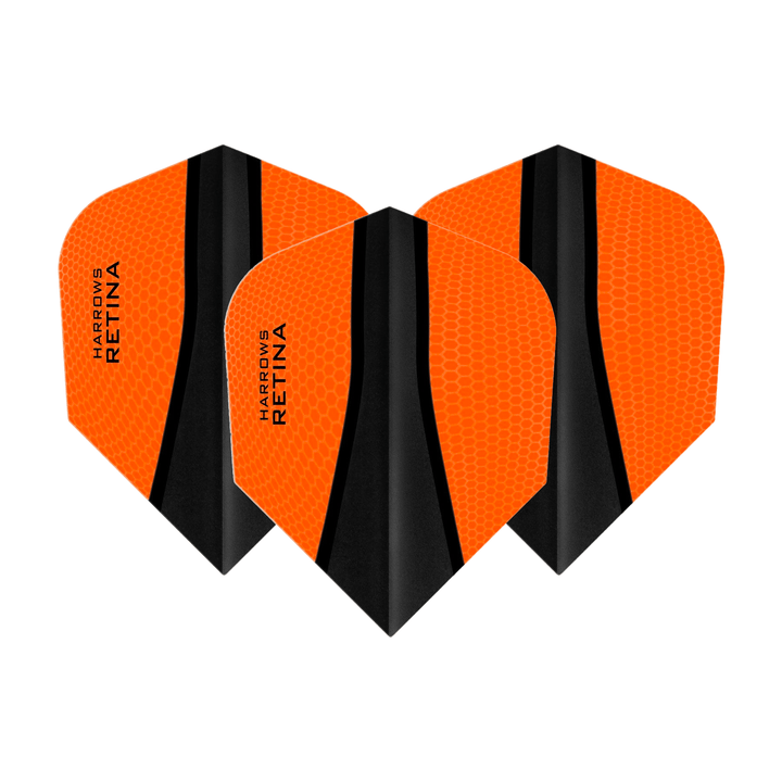 Harrows Retina X No. 6 Dart Flights Orange Flights