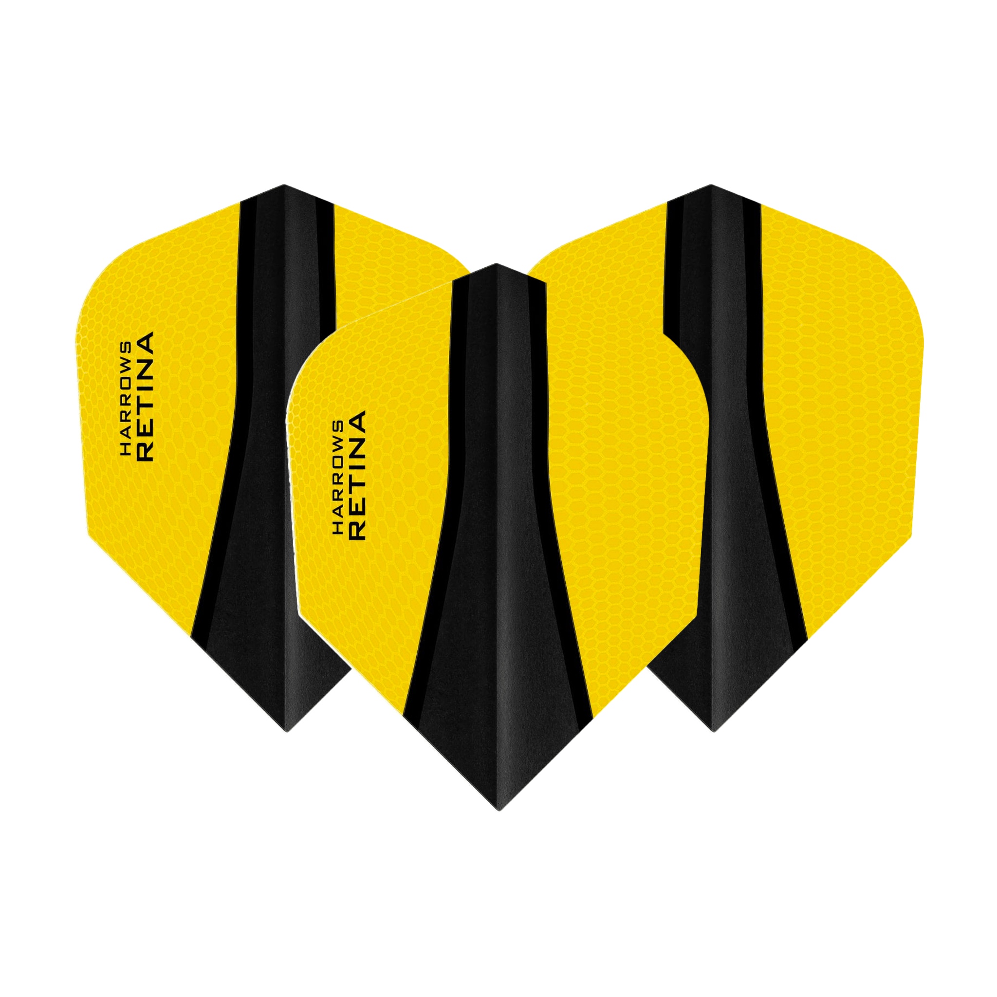 Harrows Retina X No. 6 Dart Flights Yellow Flights