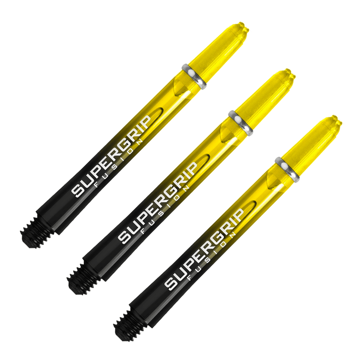 Harrows Supergrip Fusion - Nylon Dart Shafts Medium (45mm) / Yellow Shafts