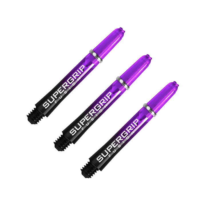 Harrows Supergrip Fusion Short (35mm) Nylon Dart Shafts Purple Shafts