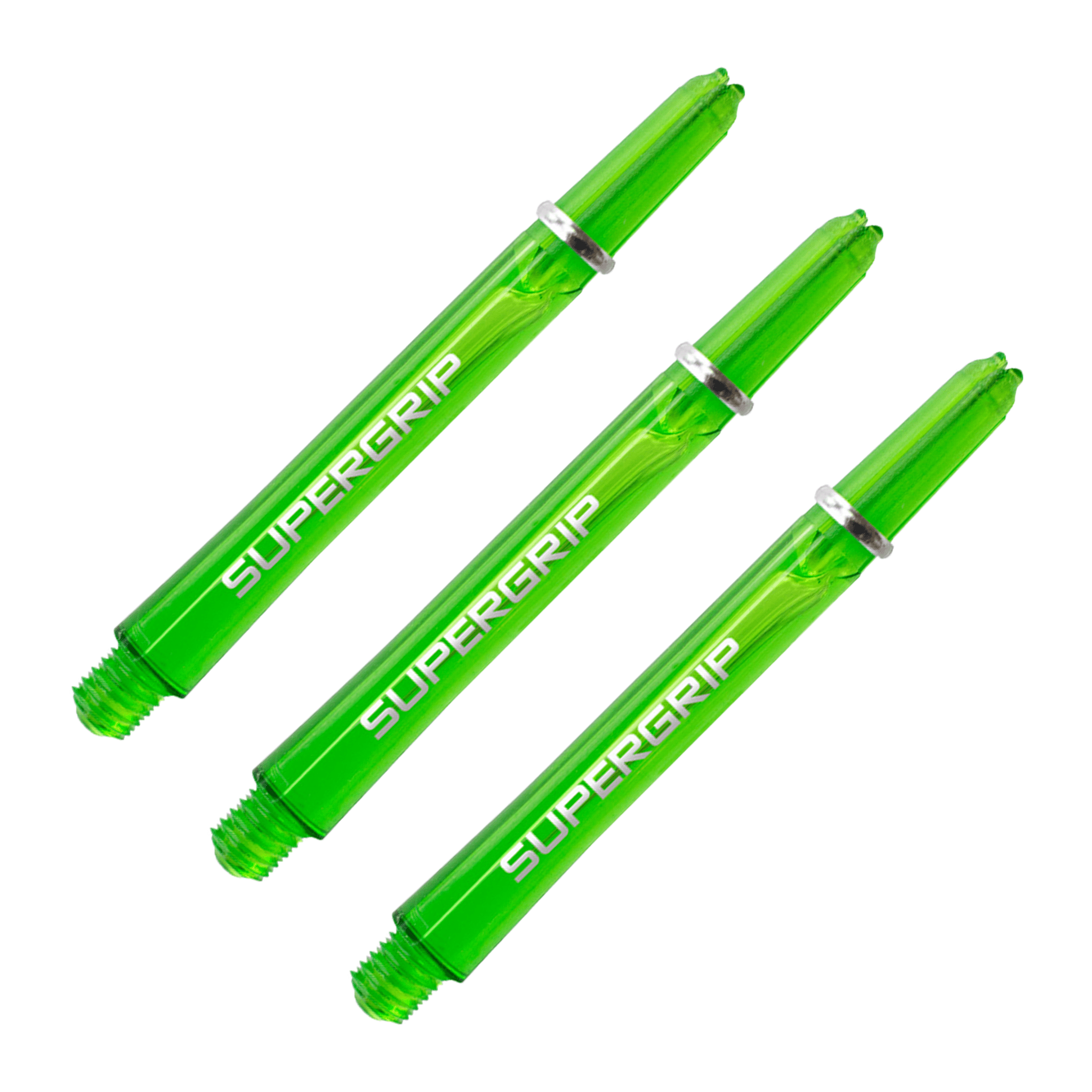 Harrows Supergrip - Nylon Dart Shafts Medium (45mm) / Green Shafts