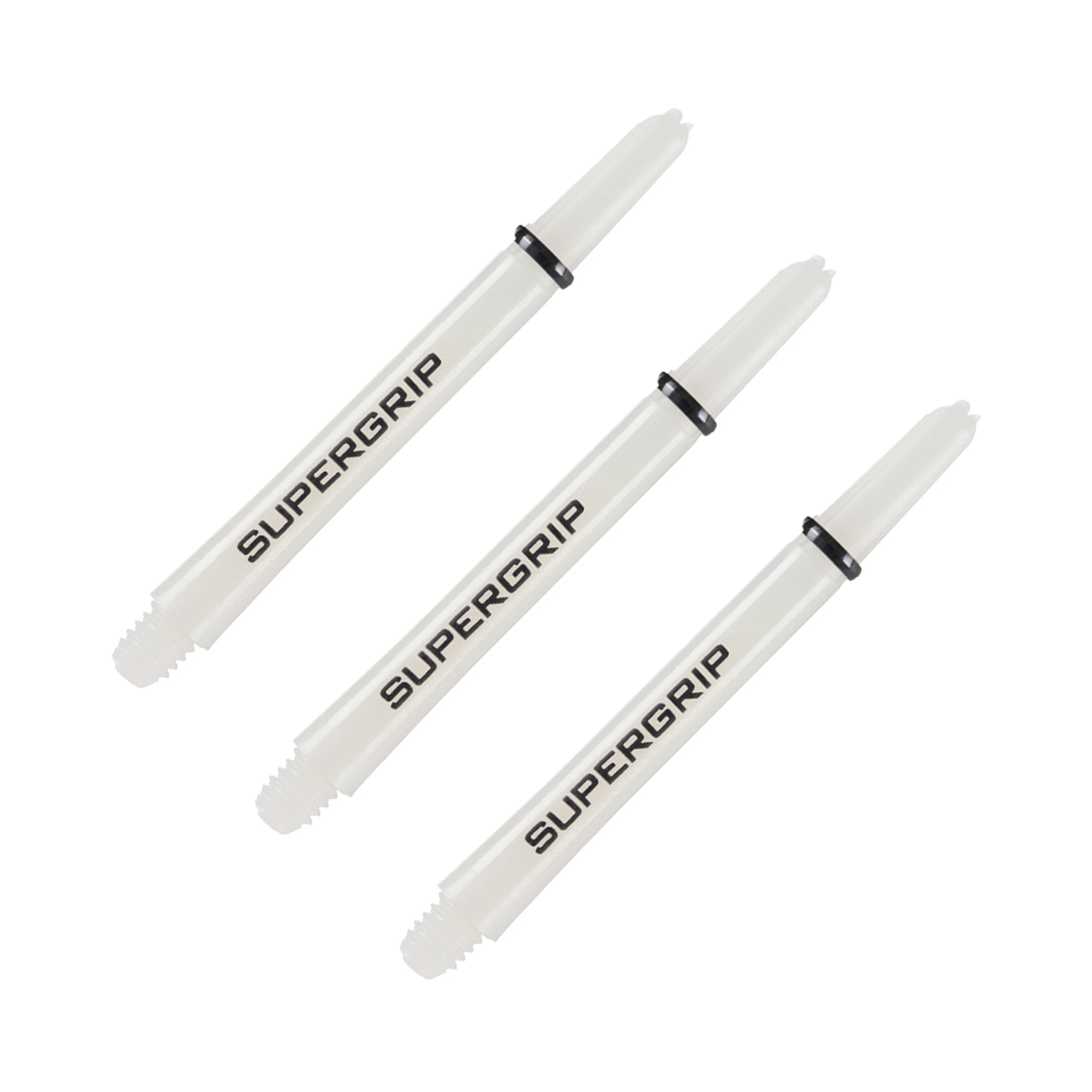 Harrows Supergrip - Nylon Dart Shafts Midi (40mm) / White Shafts