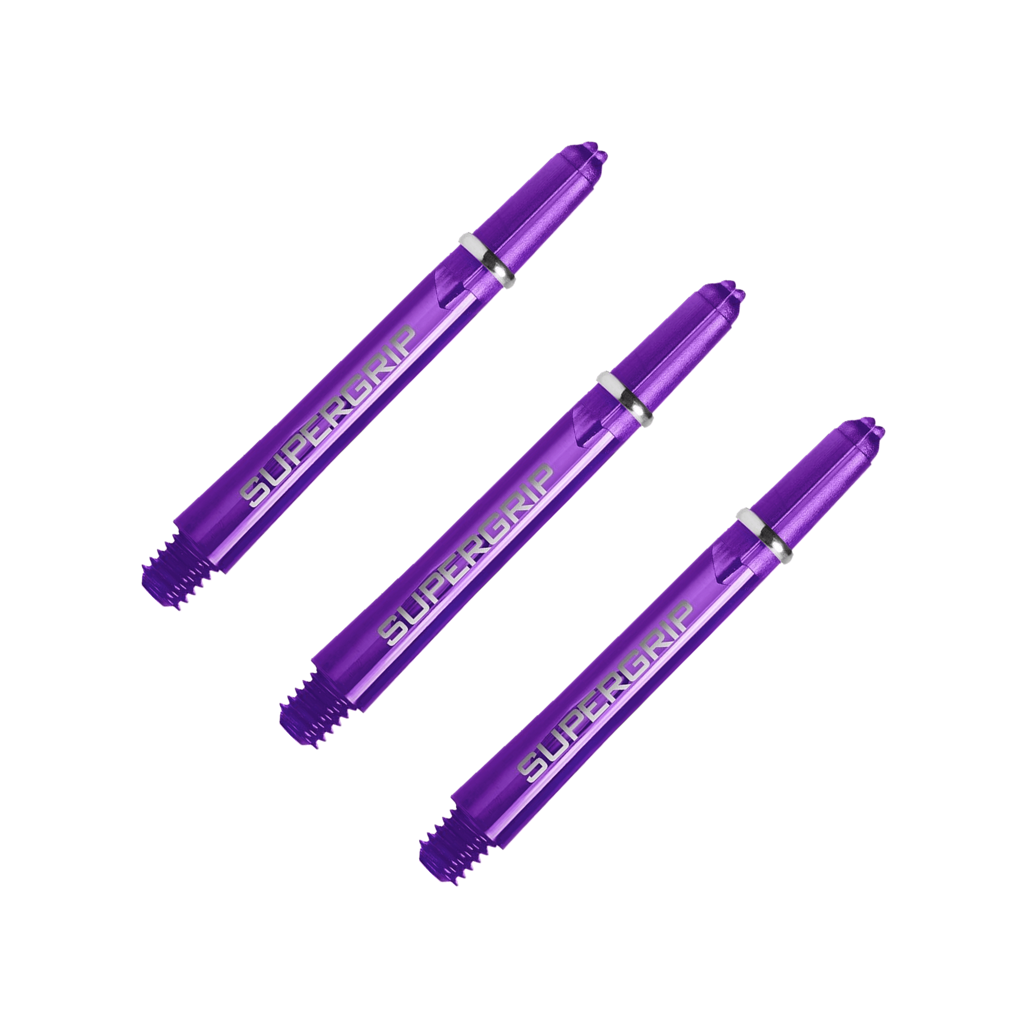 Harrows Supergrip - Nylon Dart Shafts Short (35mm) / Dark Purple Shafts