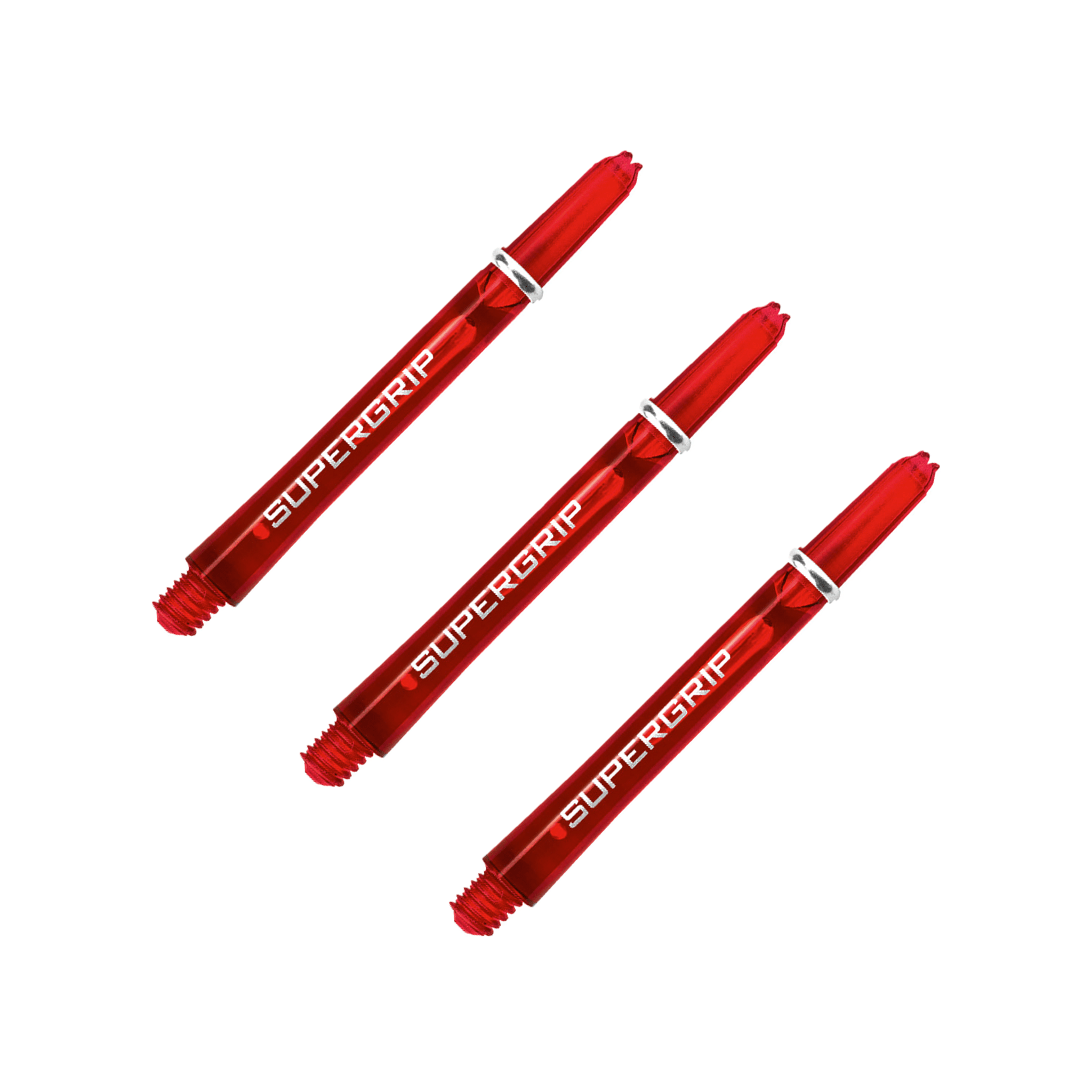 Harrows Supergrip - Nylon Dart Shafts Short (35mm) / Red Shafts