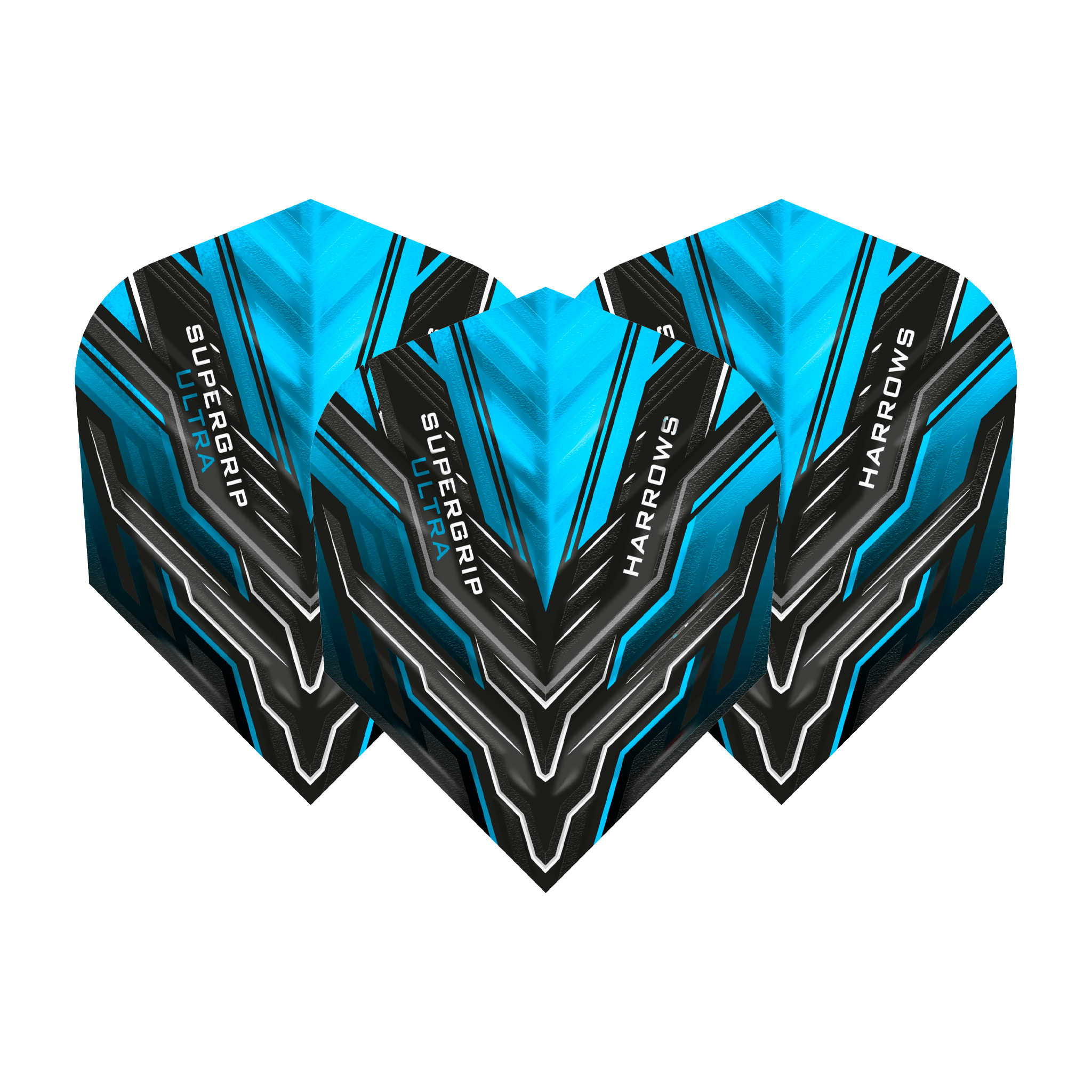 Harrows Supergrip Ultra No.6 Standard Dart Flights Blue Flights