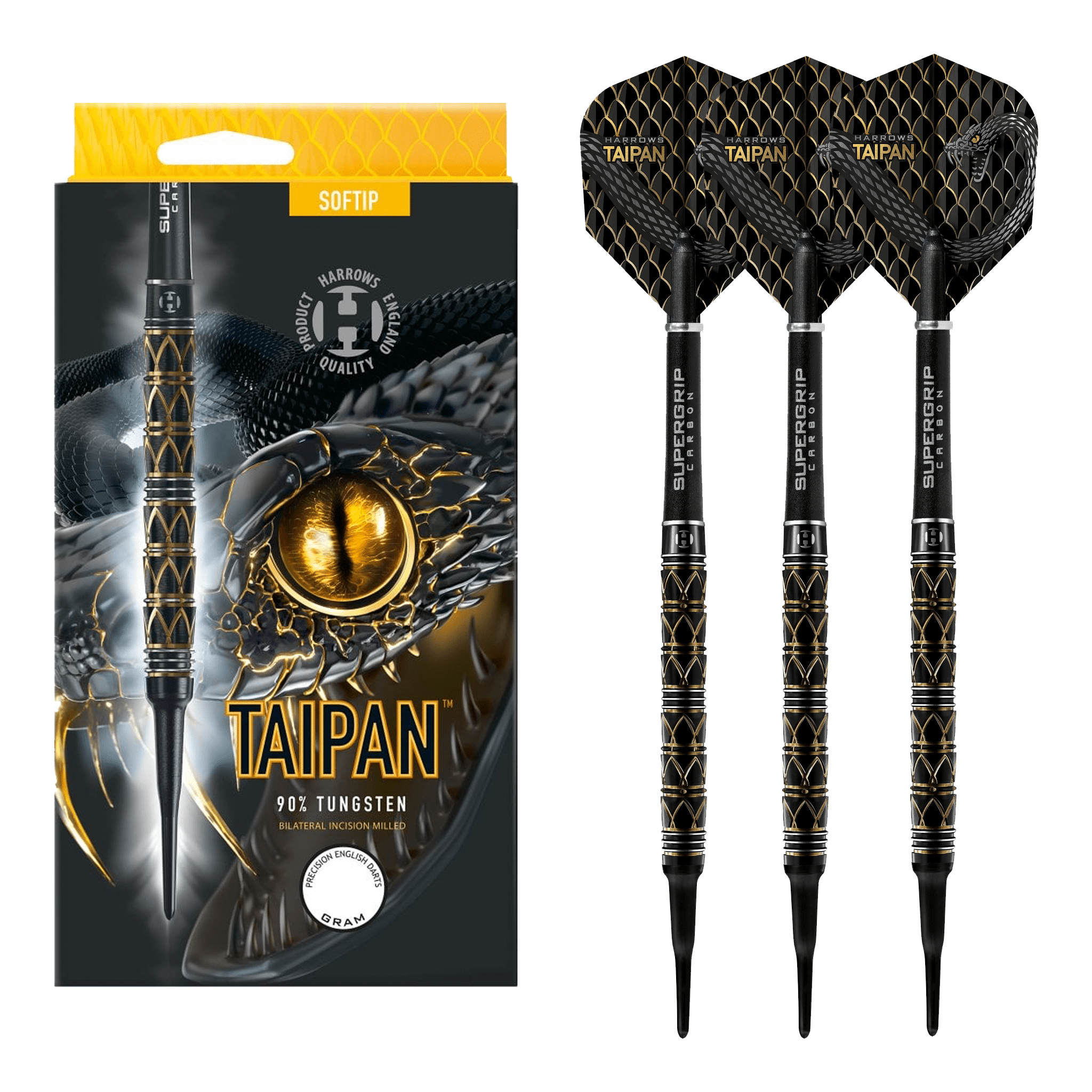 Harrows Taipan - 90% Tungsten Soft Tip Darts Darts