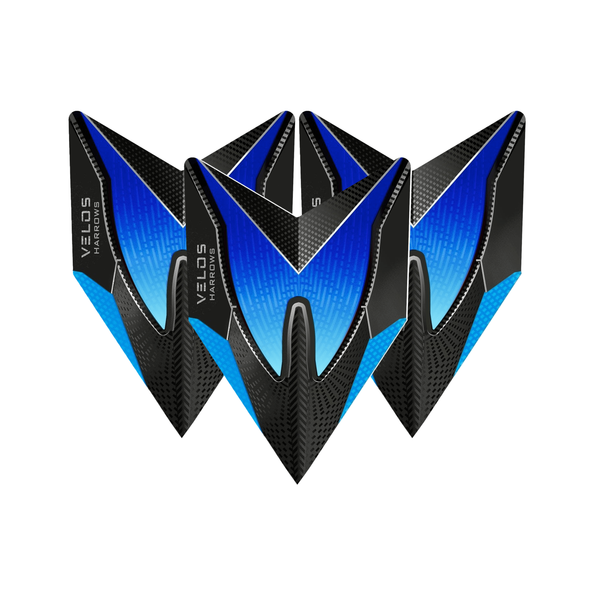 Harrows Velos Dart Flights Blue Flights