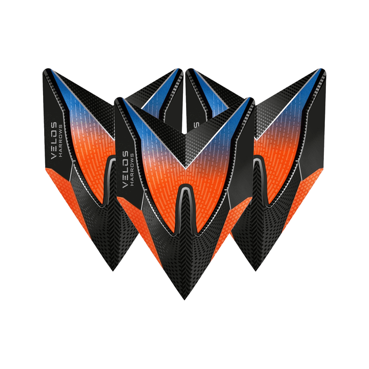 Harrows Velos Dart Flights Orange Flights
