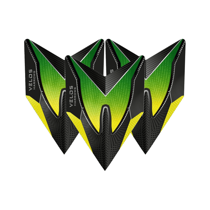 Harrows Velos Dart Flights Yellow Flights