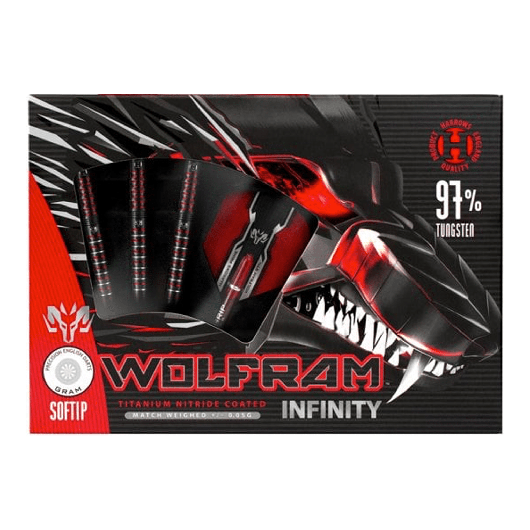 Harrows Wolfram Infinity - 97% Tungsten Soft Tip Darts Darts