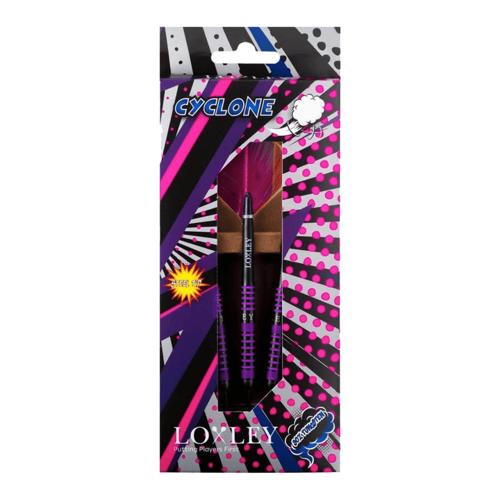 Loxley Cyclone - 90% Tungsten Steel Tip Darts 24 Grams Darts