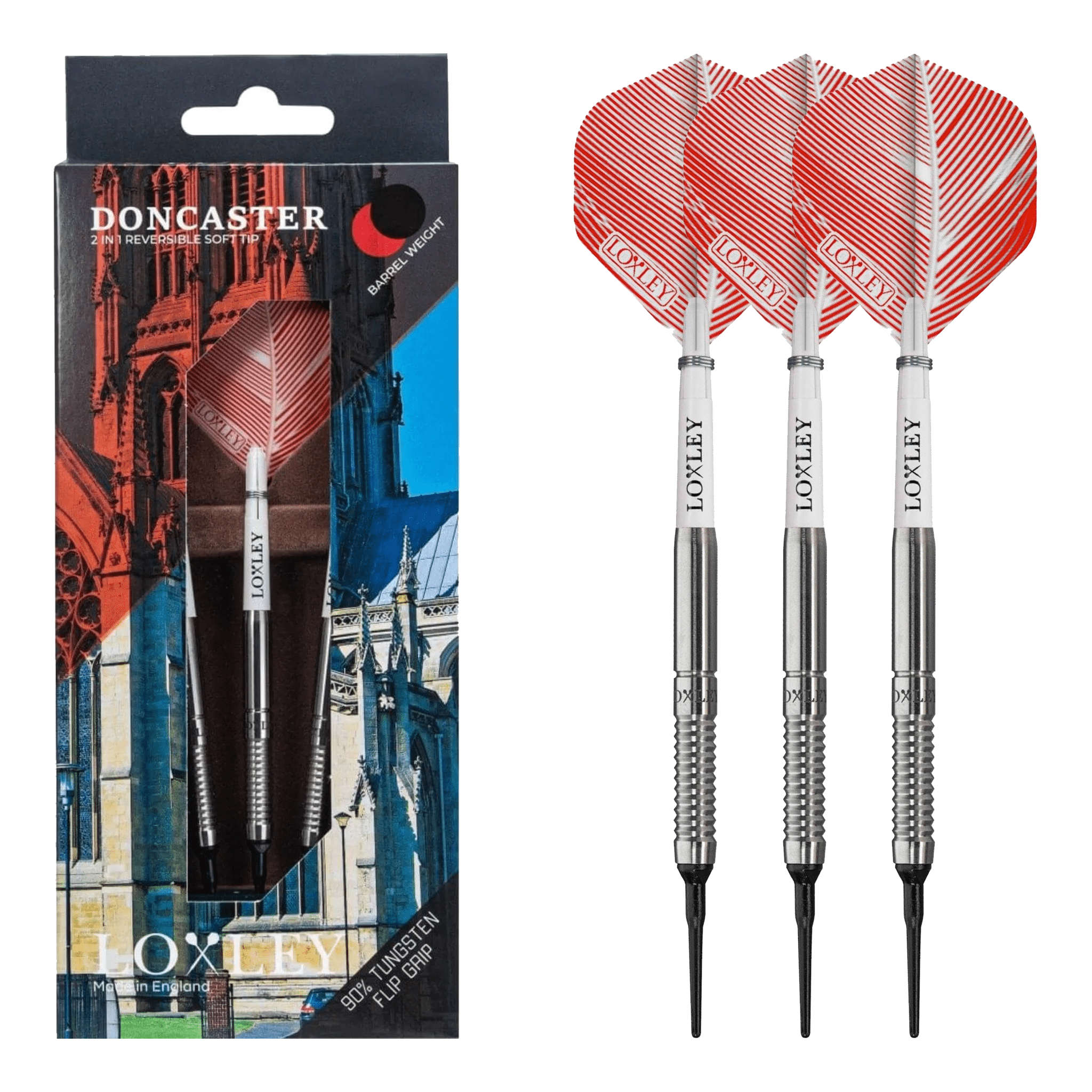 Loxley Doncaster - 90% Tungsten Soft Tip Darts 18 Grams Darts