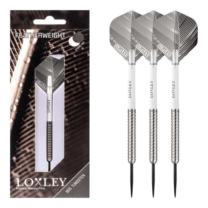 Loxley Featherweight 16 - 90% Tungsten Steel Tip Darts 16 Grams Darts