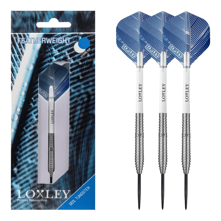 Loxley Featherweight 18 - 90% Tungsten Steel Tip Darts 18 Grams Darts