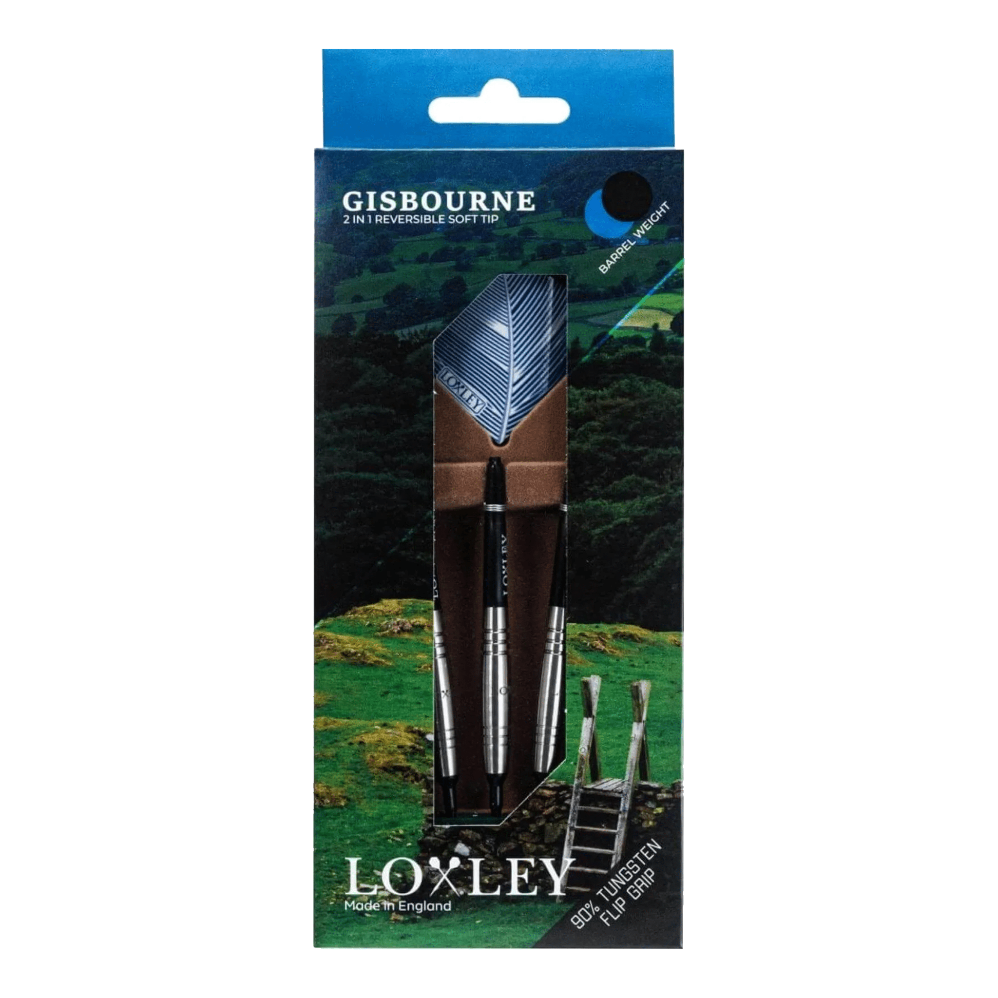 Loxley Gisbourne - 90% Tungsten Soft Tip Darts 18 Grams Darts