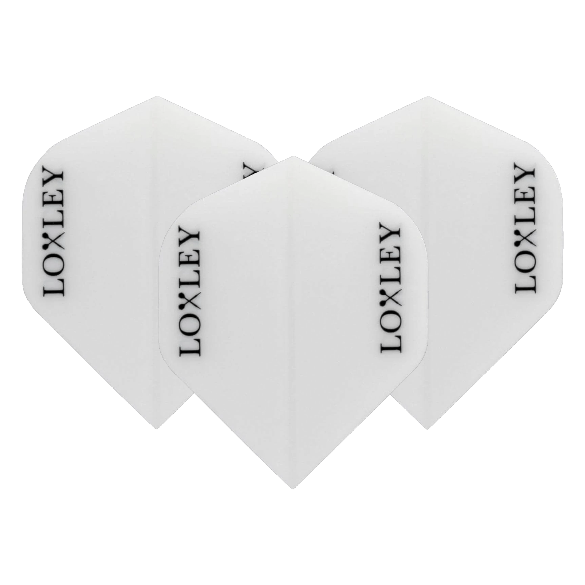 Loxley Logo - Dart Flights Standard / White Flights