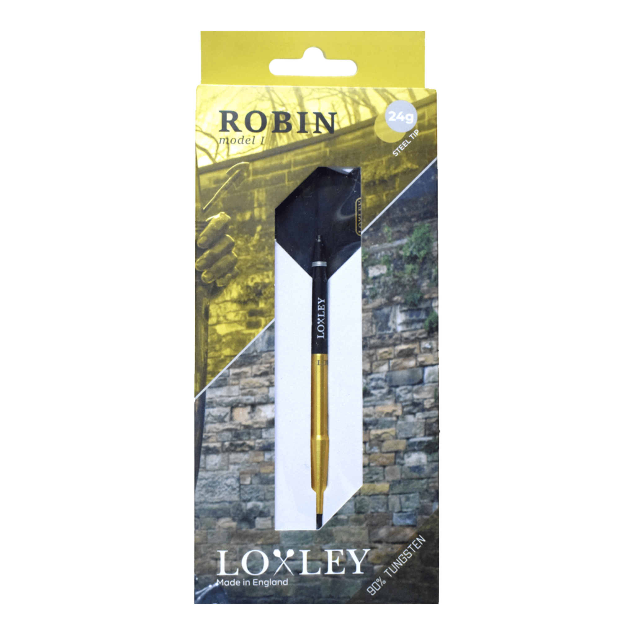 Loxley Robin MK I Gold - 90% Tungsten Steel Tip Darts Darts