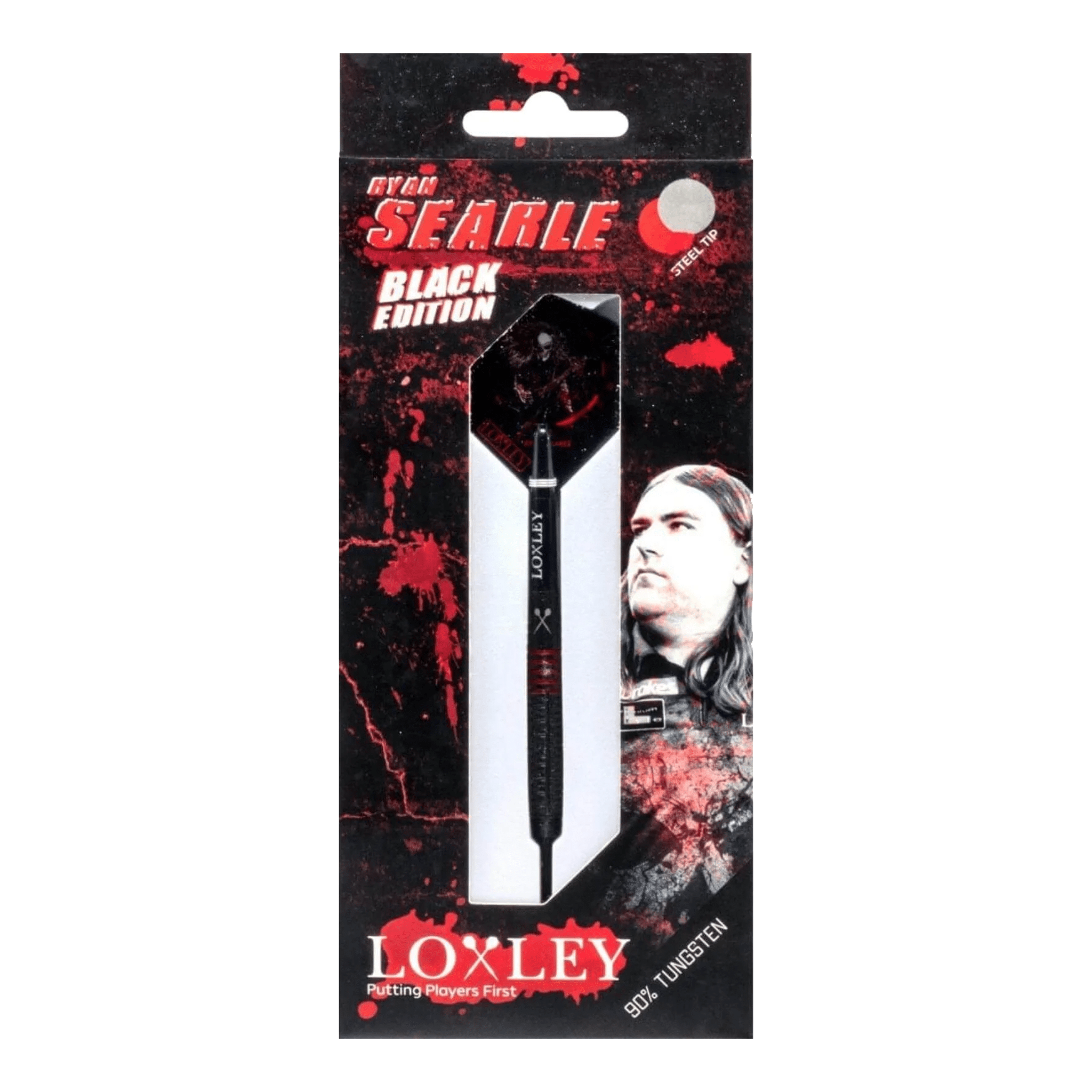 Loxley Ryan Searle Black Edition - 90% Tungsten Steel Tip Darts Darts
