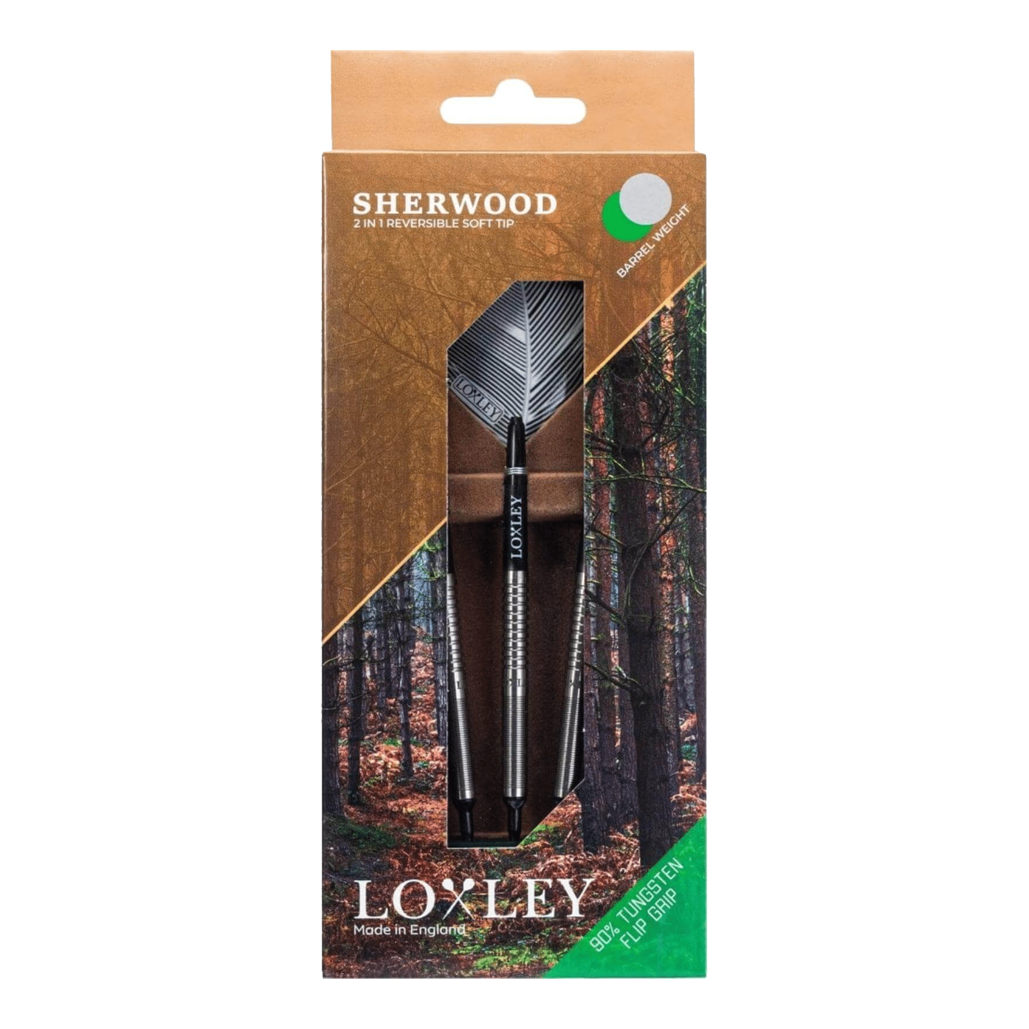 Loxley Sherwood - 90% Tungsten Soft Tip Darts 18 Grams Darts