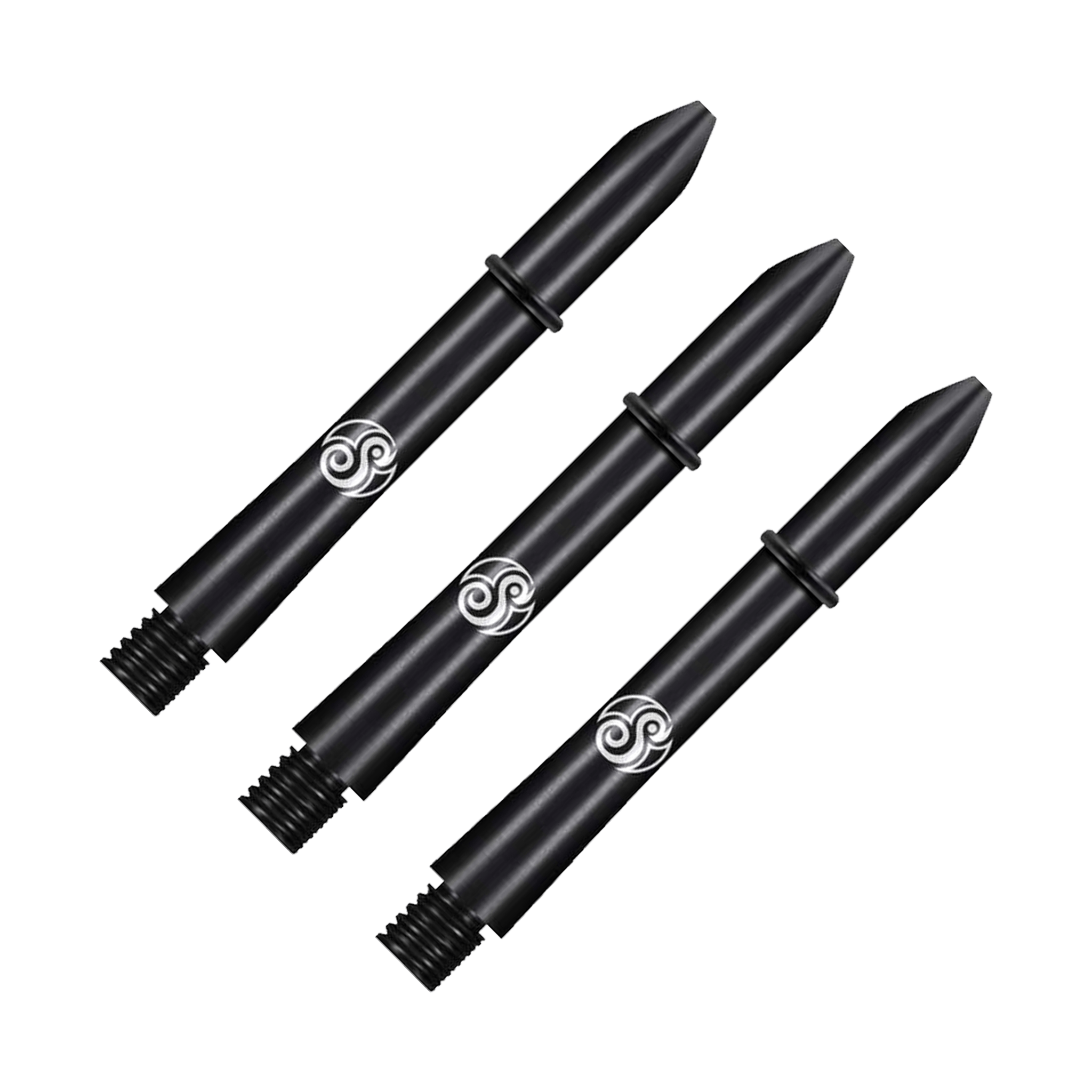 Mission Aluminium Dart Shafts Inbetween (43mm) / Black Shafts