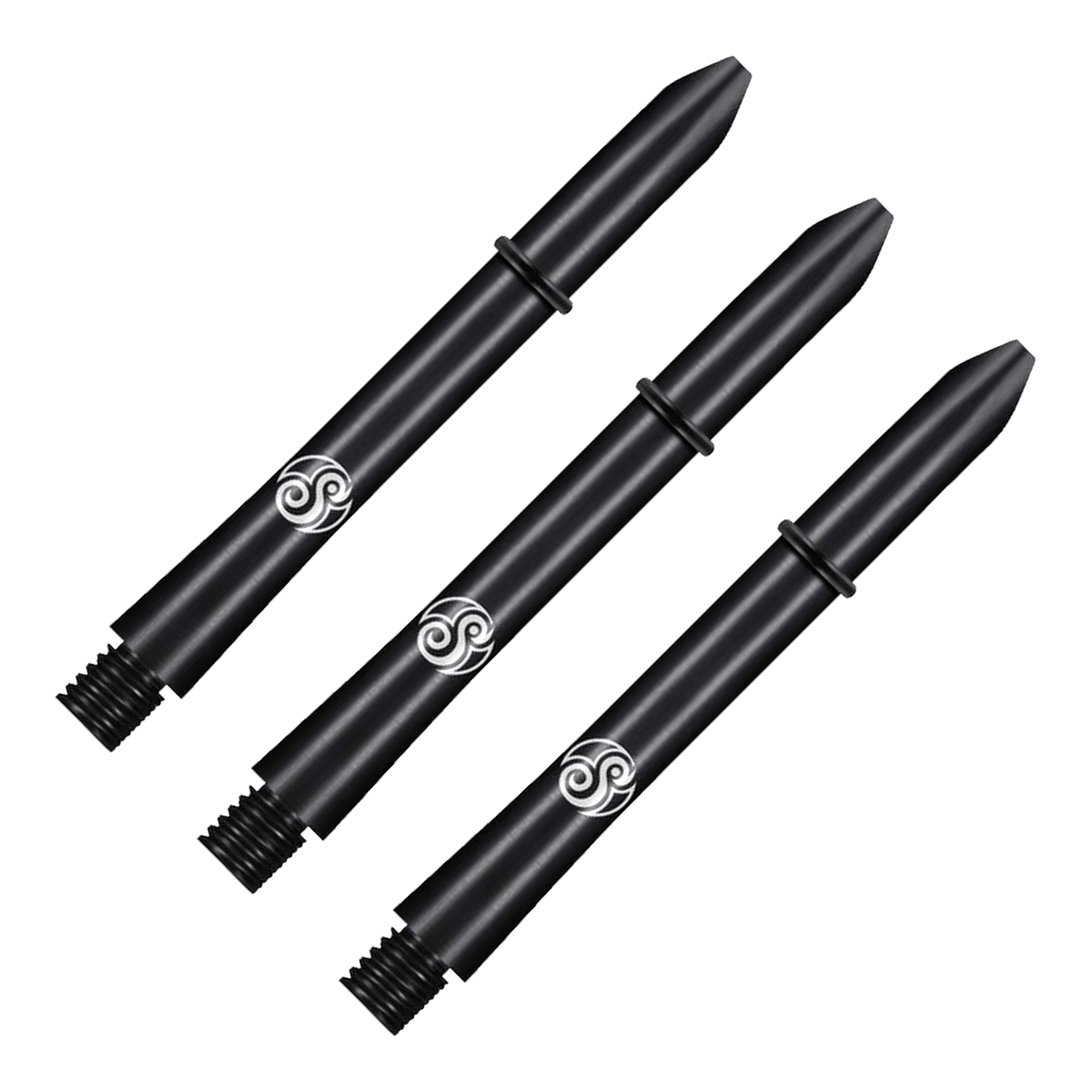 Mission Aluminium Dart Shafts Medium (48mm) / Black Shafts