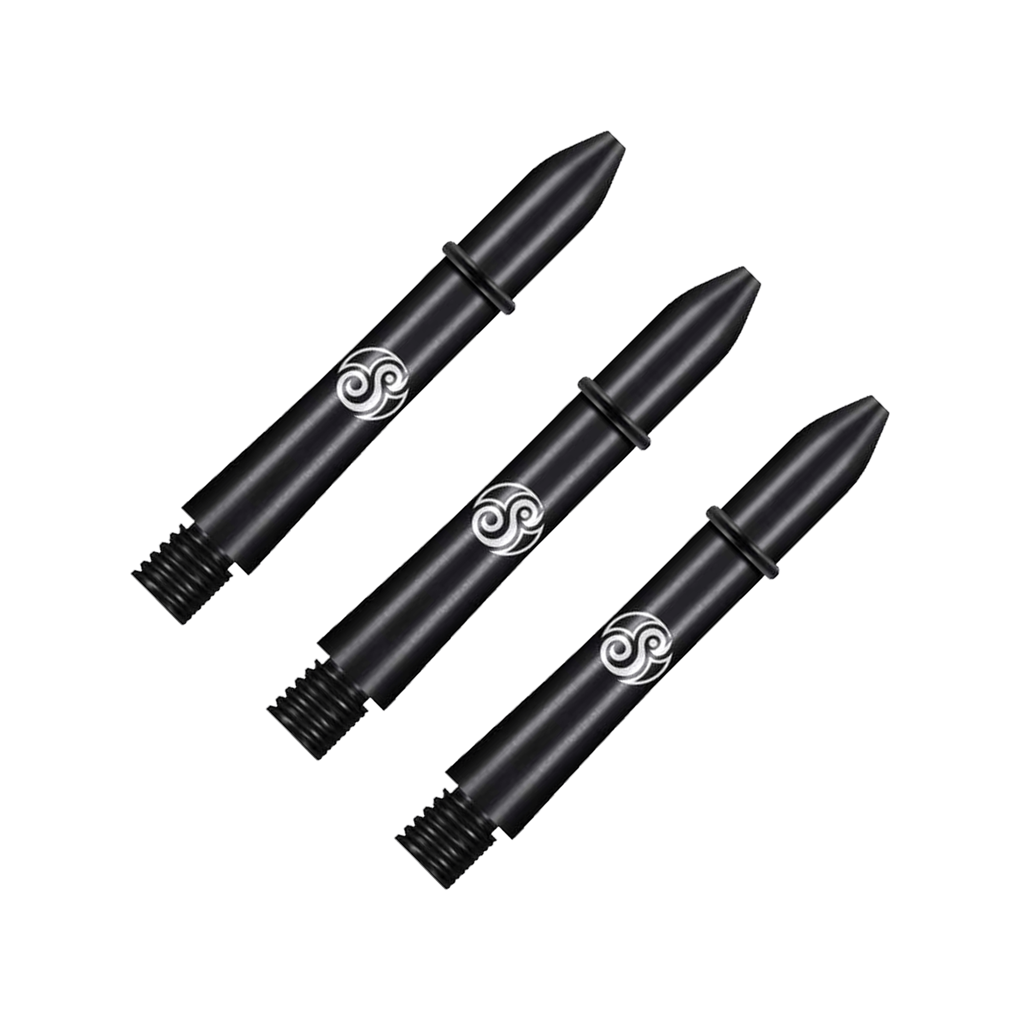 Mission Aluminium Dart Shafts Short (35mm) / Black Shafts