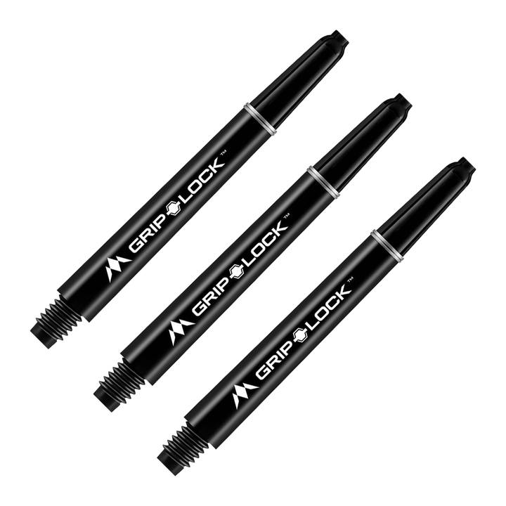 Mission GripLock Nylon Dart Shafts Black / Medium (48mm) Shafts