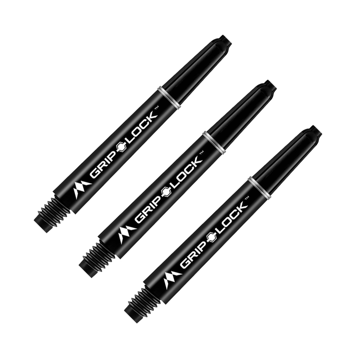 Mission GripLock Nylon Dart Shafts Black / Midi (41mm) Shafts