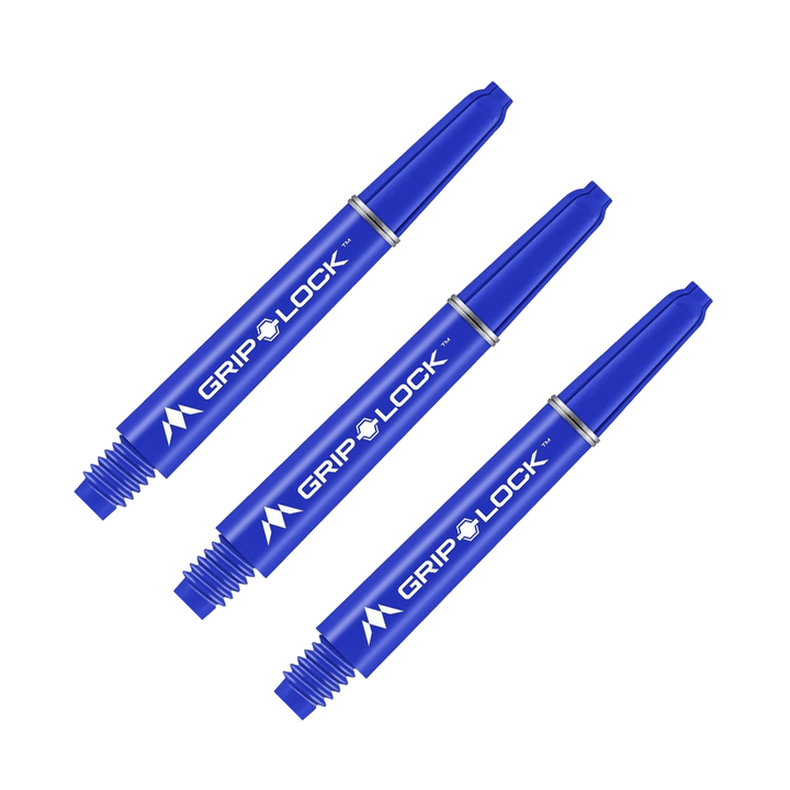 Mission GripLock Nylon Dart Shafts Blue / Midi (41mm) Shafts