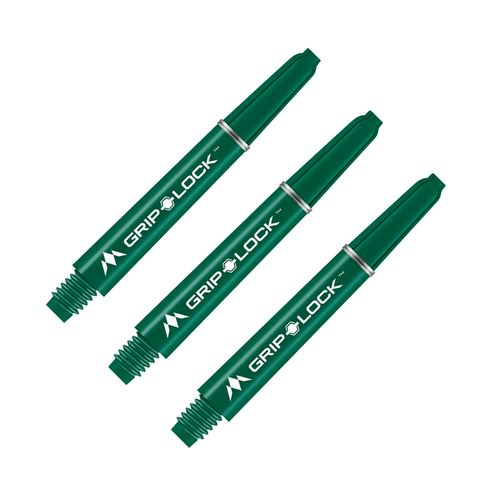 Mission GripLock Nylon Dart Shafts Green / Midi (41mm) Shafts