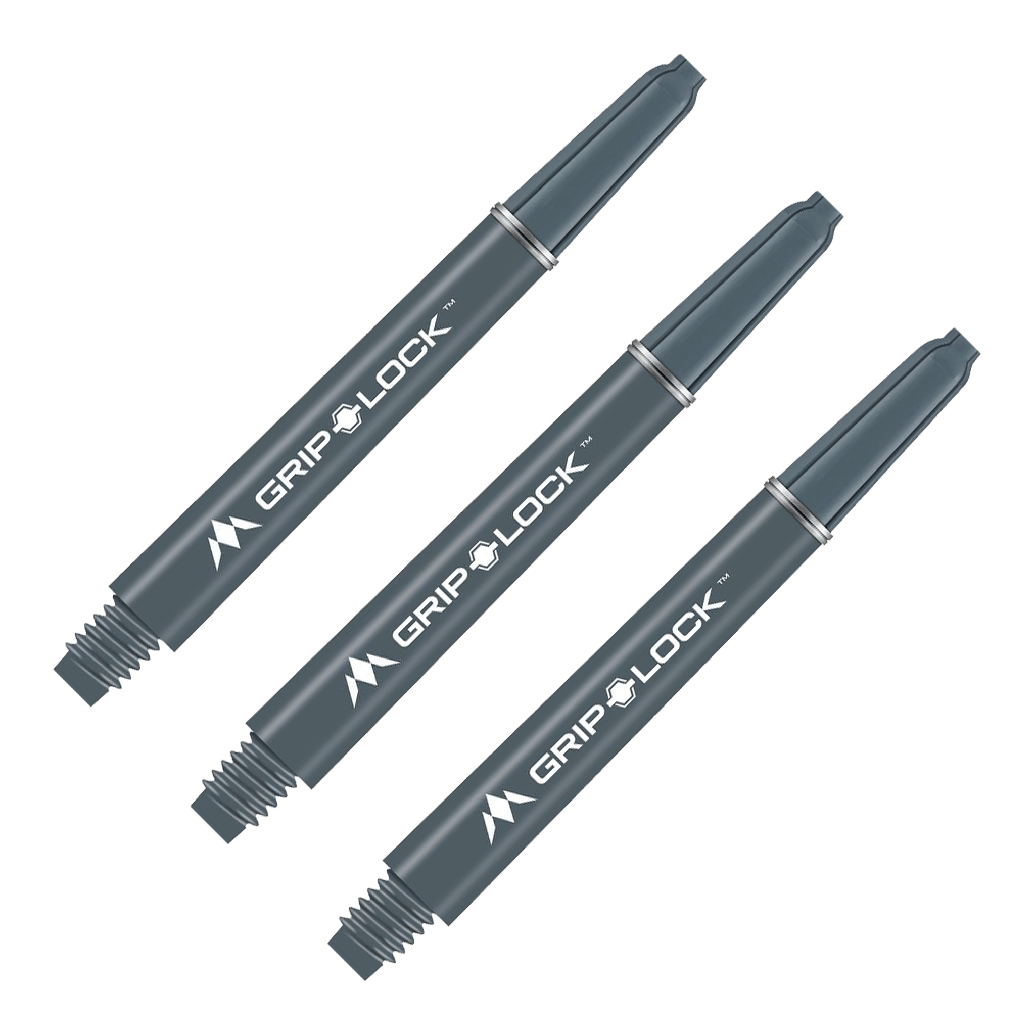 Mission GripLock Nylon Dart Shafts Grey / Medium (48mm) Shafts