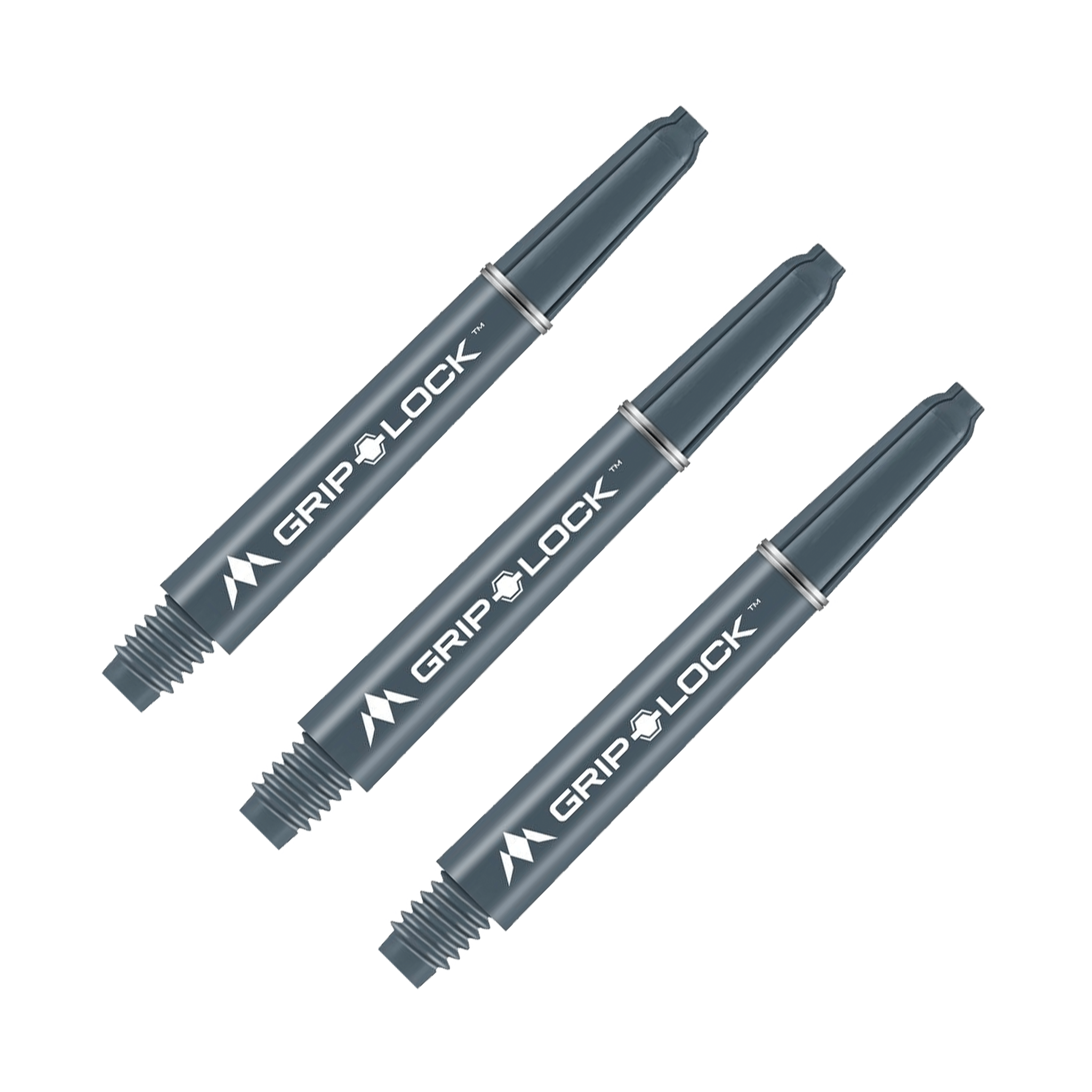 Mission GripLock Nylon Dart Shafts Grey / Midi (41mm) Shafts