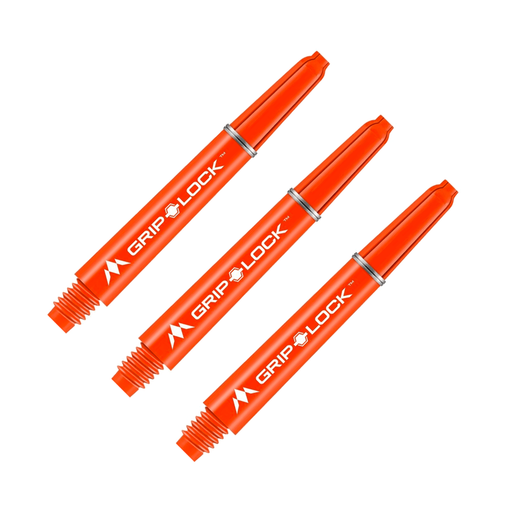 Mission GripLock Nylon Dart Shafts Orange / Midi (41mm) Shafts