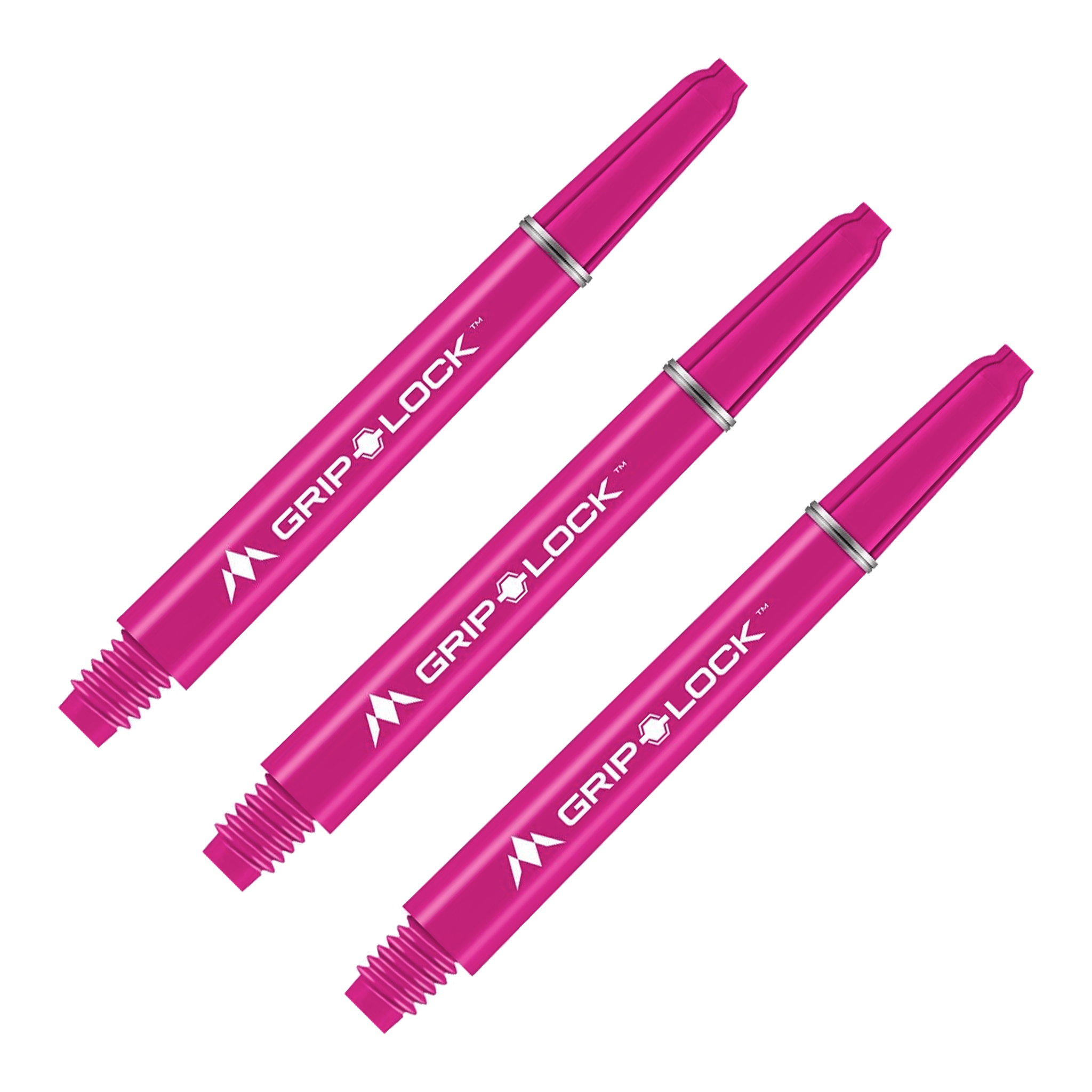 Mission GripLock Nylon Dart Shafts Pink / Medium (48mm) Shafts