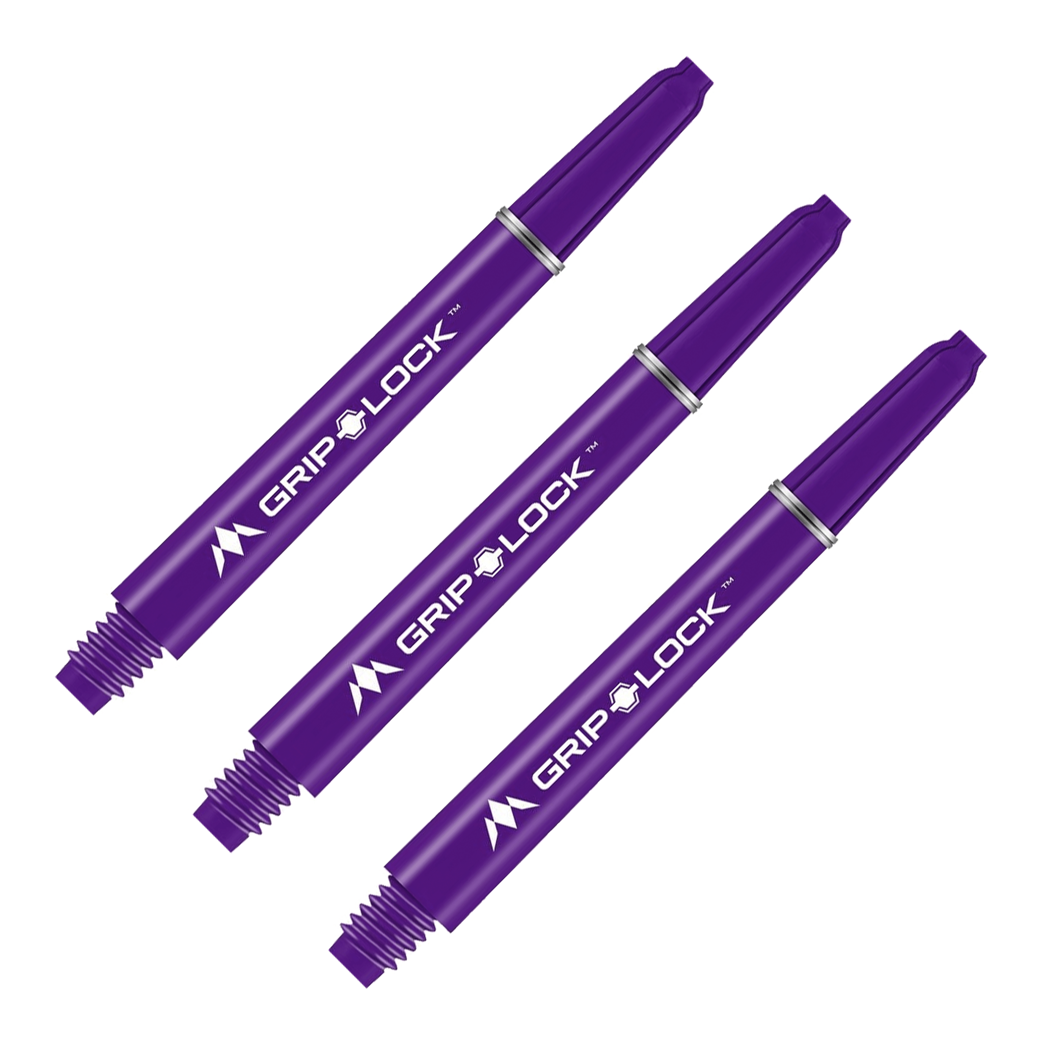 Mission GripLock Nylon Dart Shafts Purple / Medium (48mm) Shafts