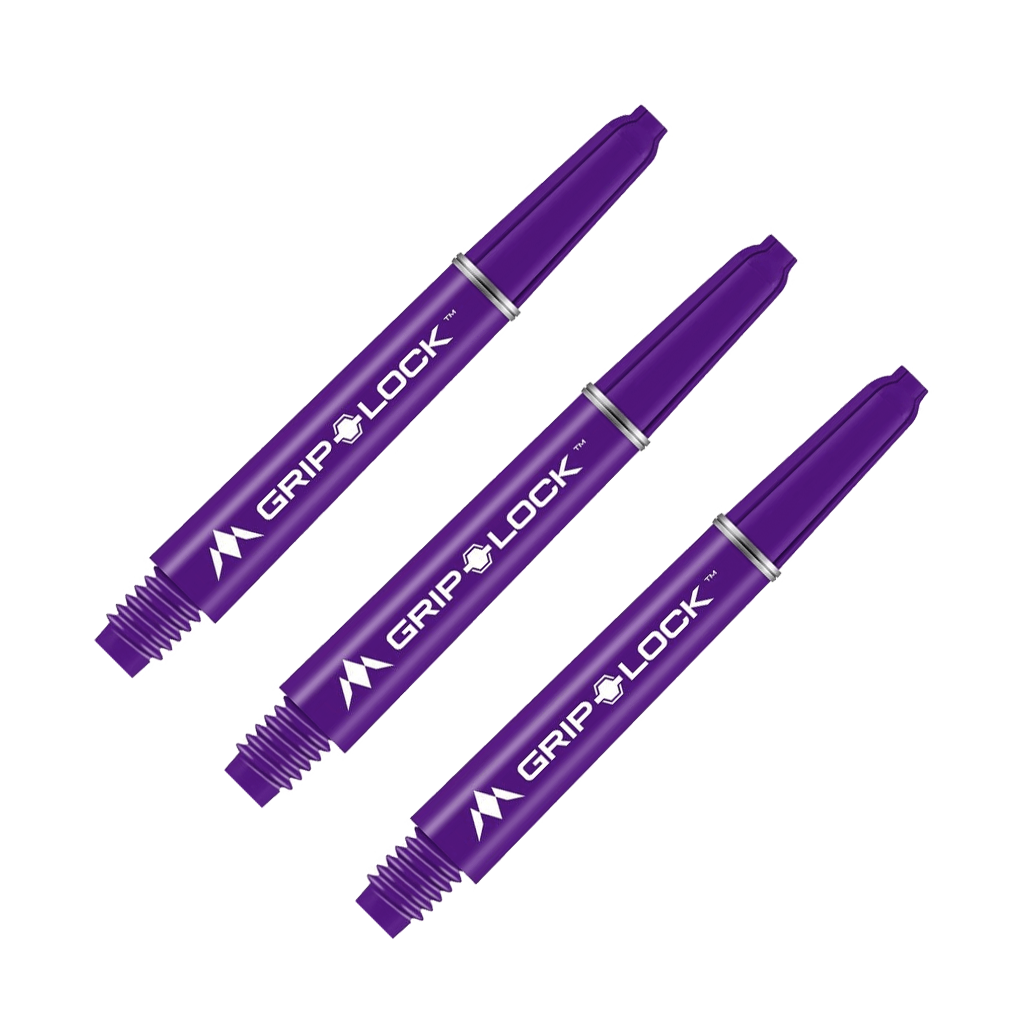 Mission GripLock Nylon Dart Shafts Purple / Midi (41mm) Shafts