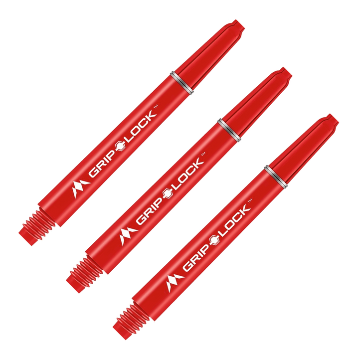Mission GripLock Nylon Dart Shafts Red / Medium (48mm) Shafts