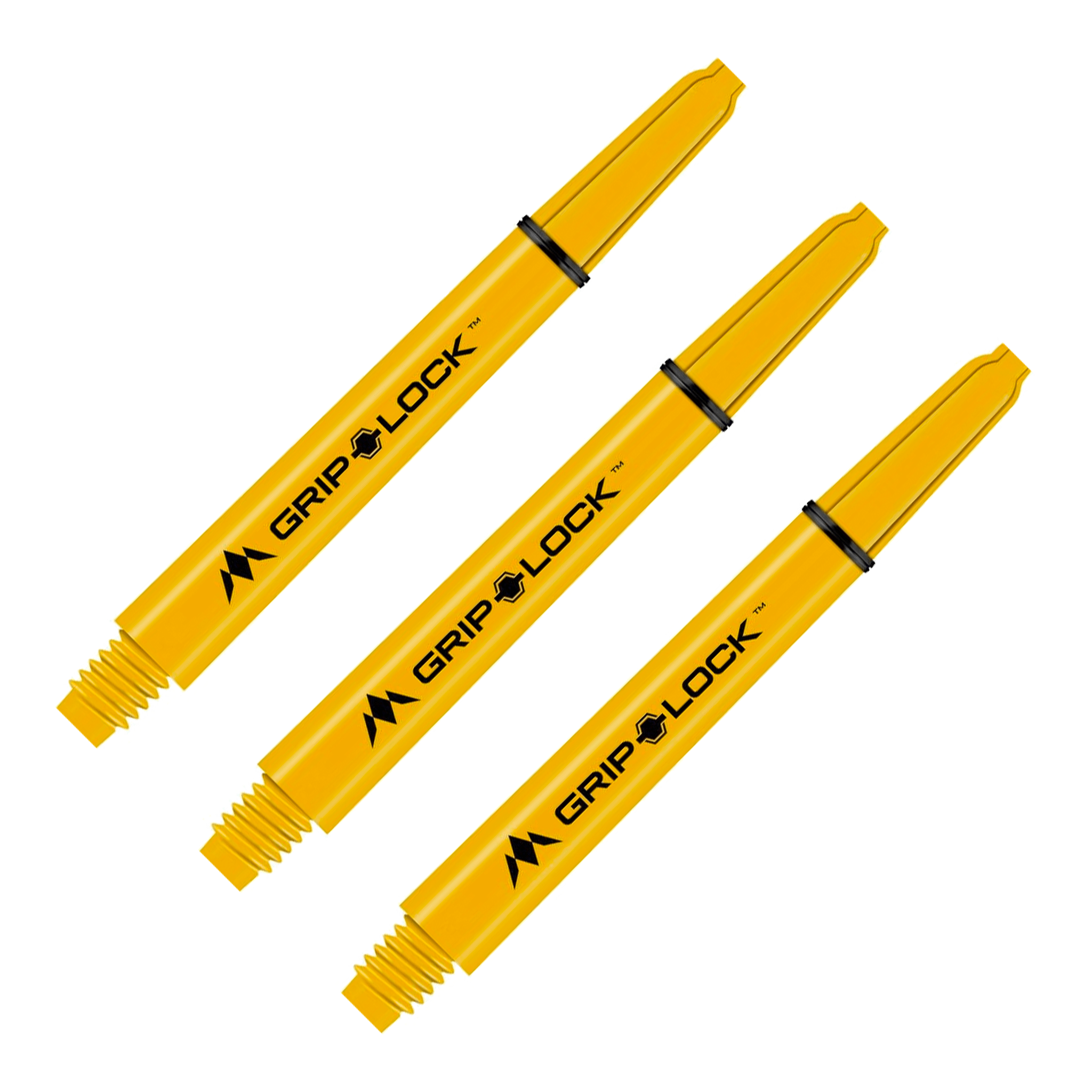Mission GripLock Nylon Dart Shafts Yellow / Medium (48mm) Shafts