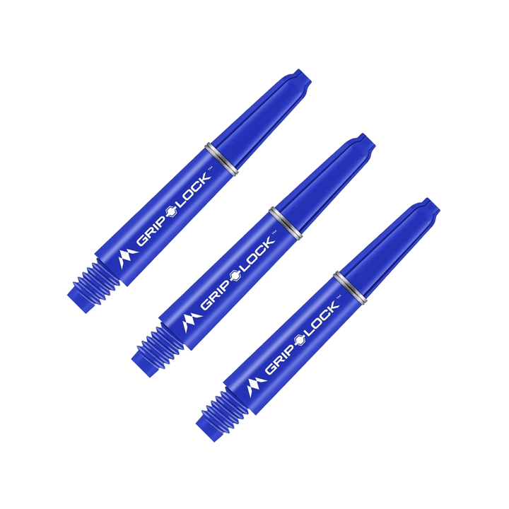 Mission GripLock Short (34mm) Nylon Dart Shafts Blue Shafts