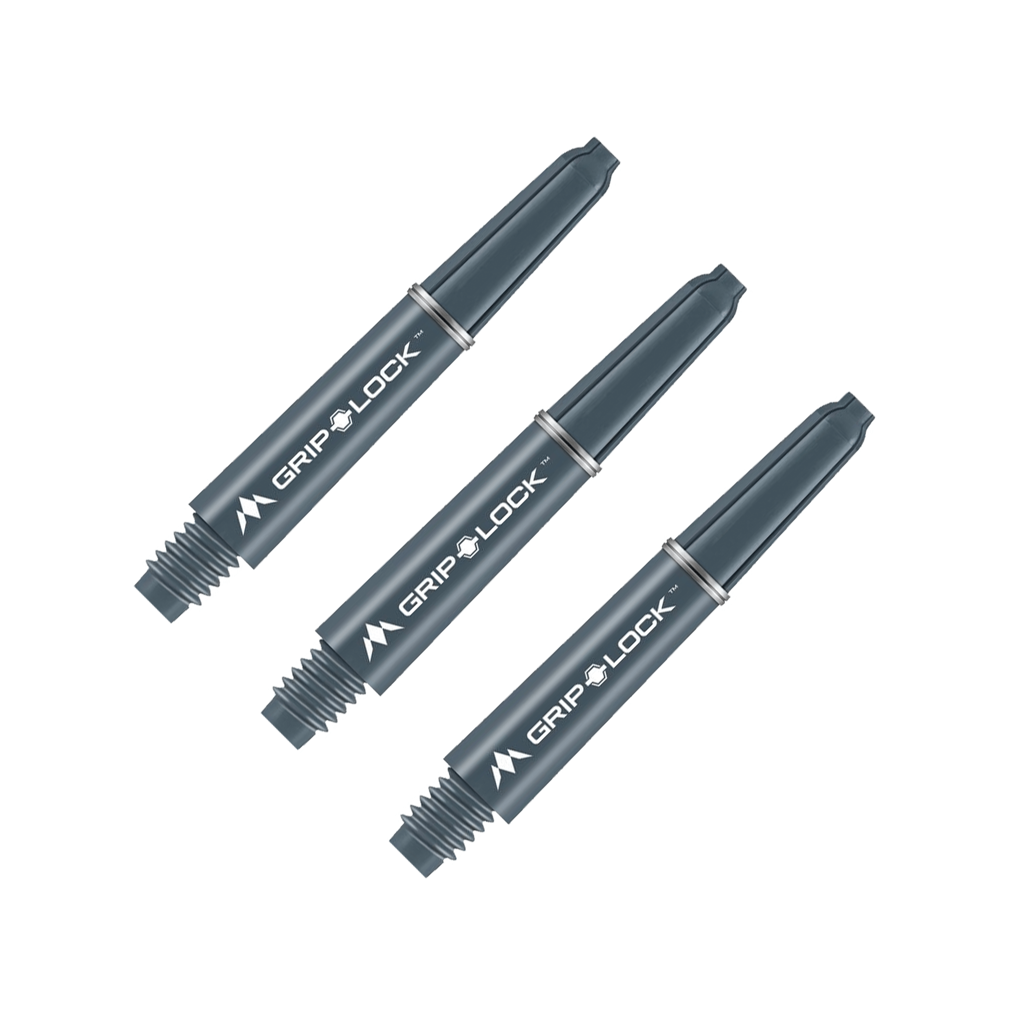 Mission GripLock Short (34mm) Nylon Dart Shafts Grey Shafts