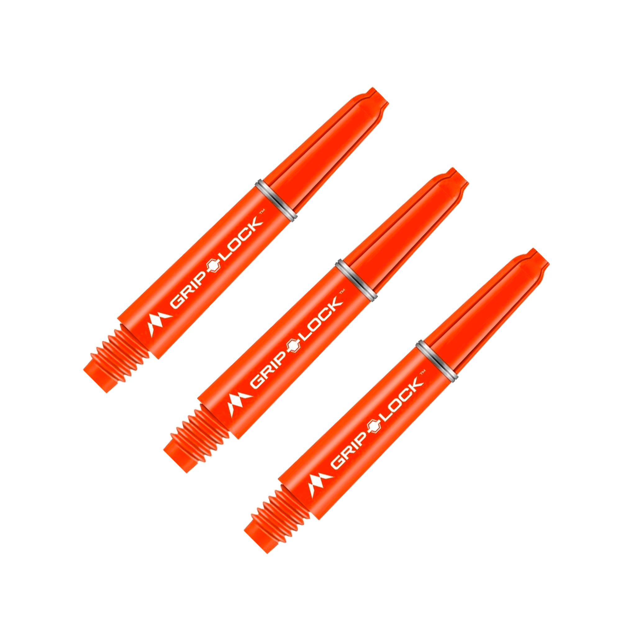 Mission GripLock Short (34mm) Nylon Dart Shafts Orange Shafts