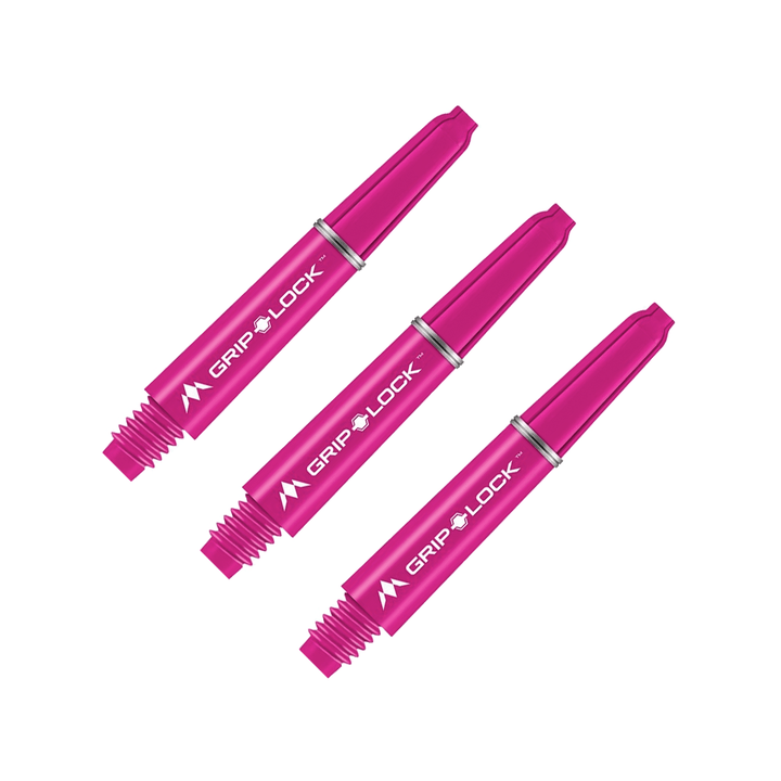 Mission GripLock Short (34mm) Nylon Dart Shafts Pink Shafts