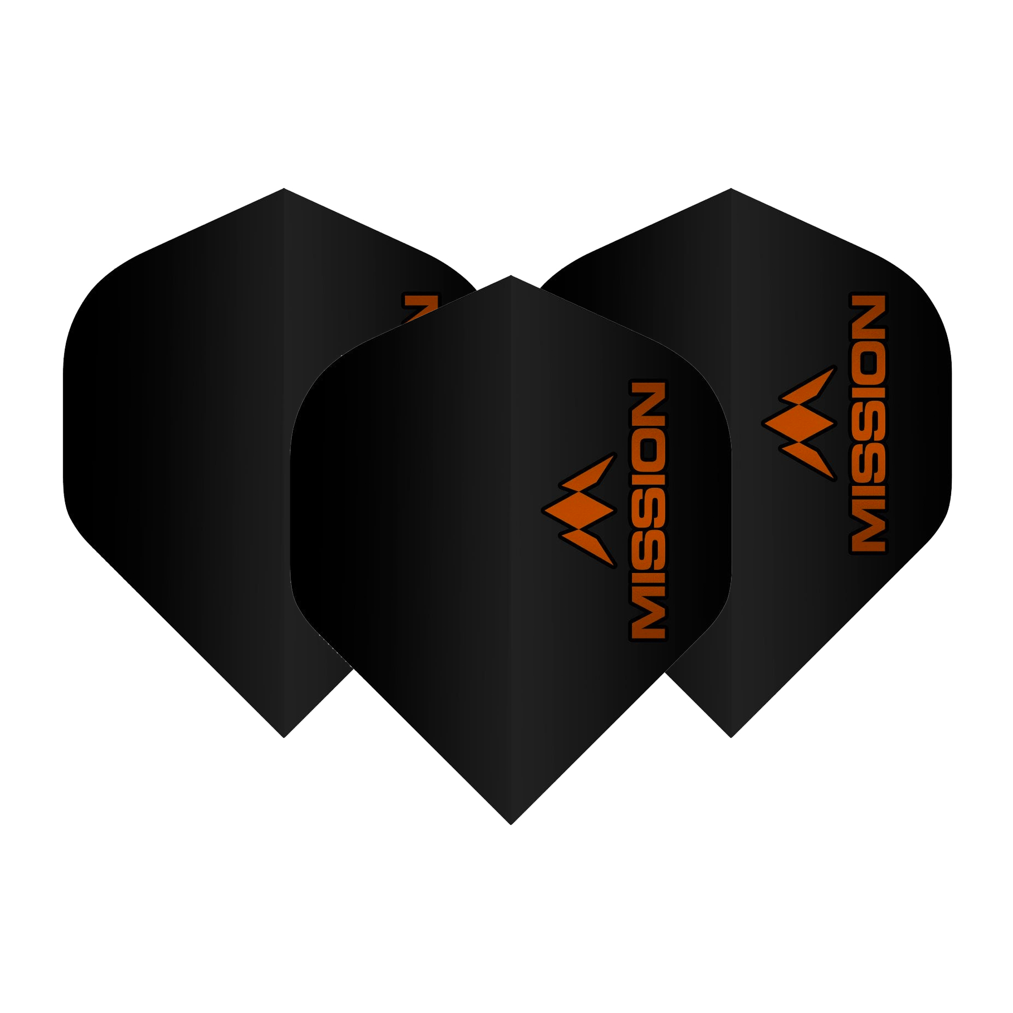 Mission Logo No. 2 Dart Flights Orange Flights