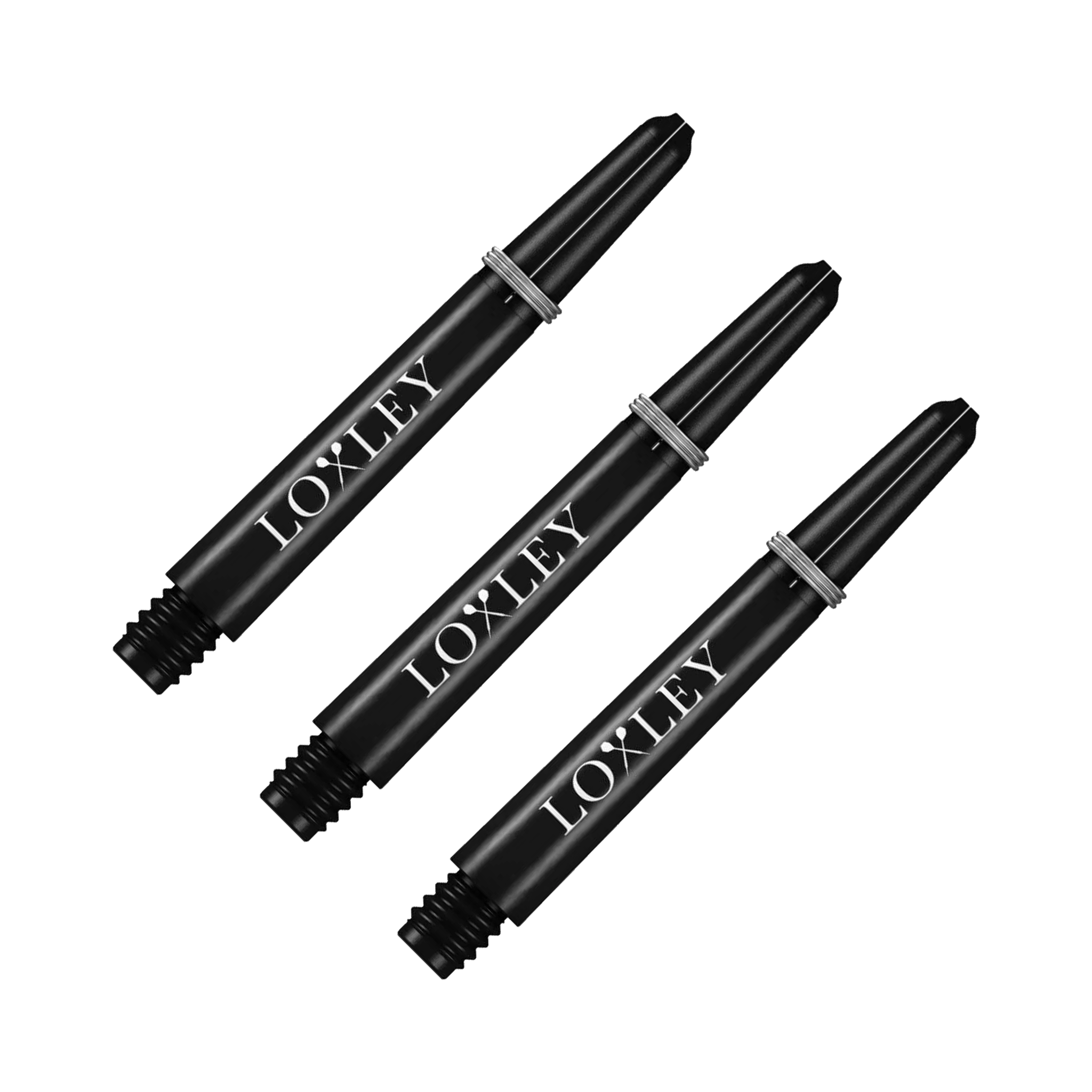 Mission Loxley - Nylon Dart Shafts Intermediate (41mm) / Black Shafts