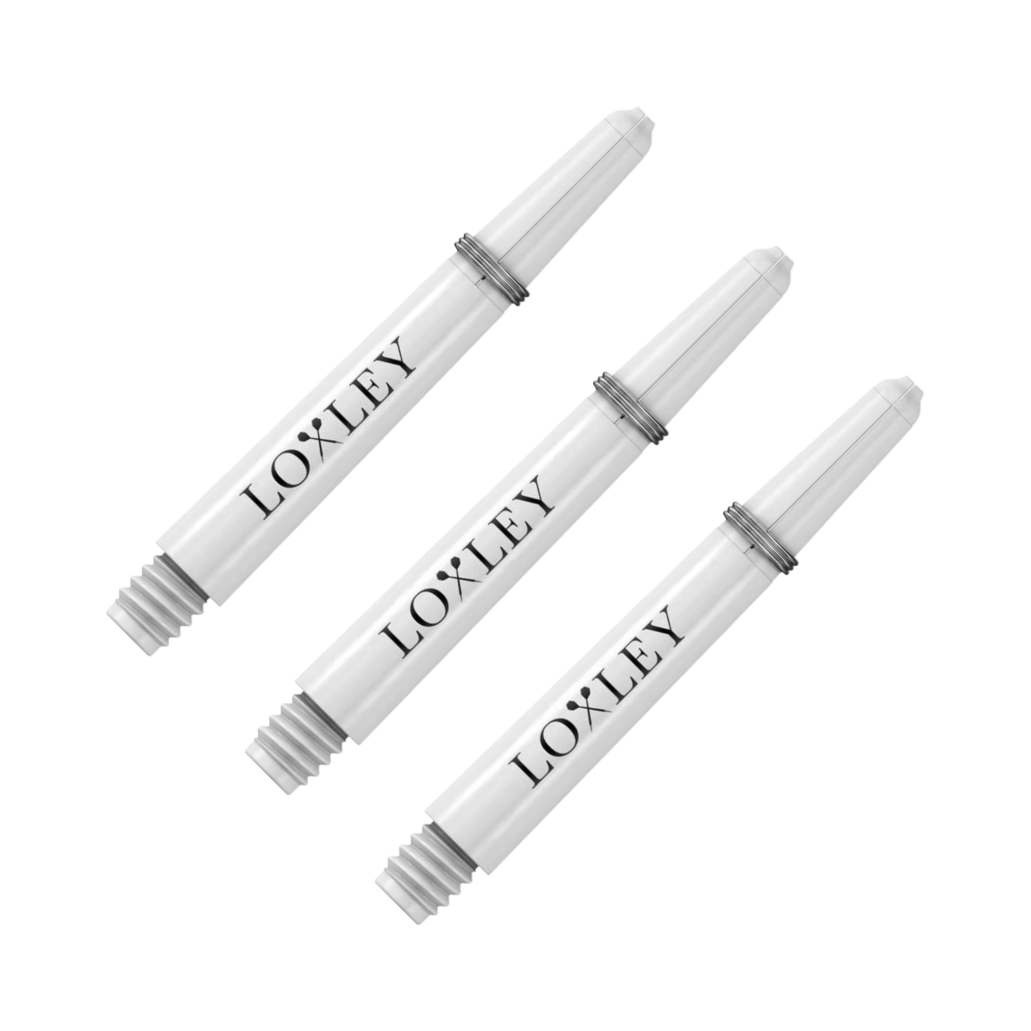 Mission Loxley - Nylon Dart Shafts Intermediate (41mm) / White Shafts