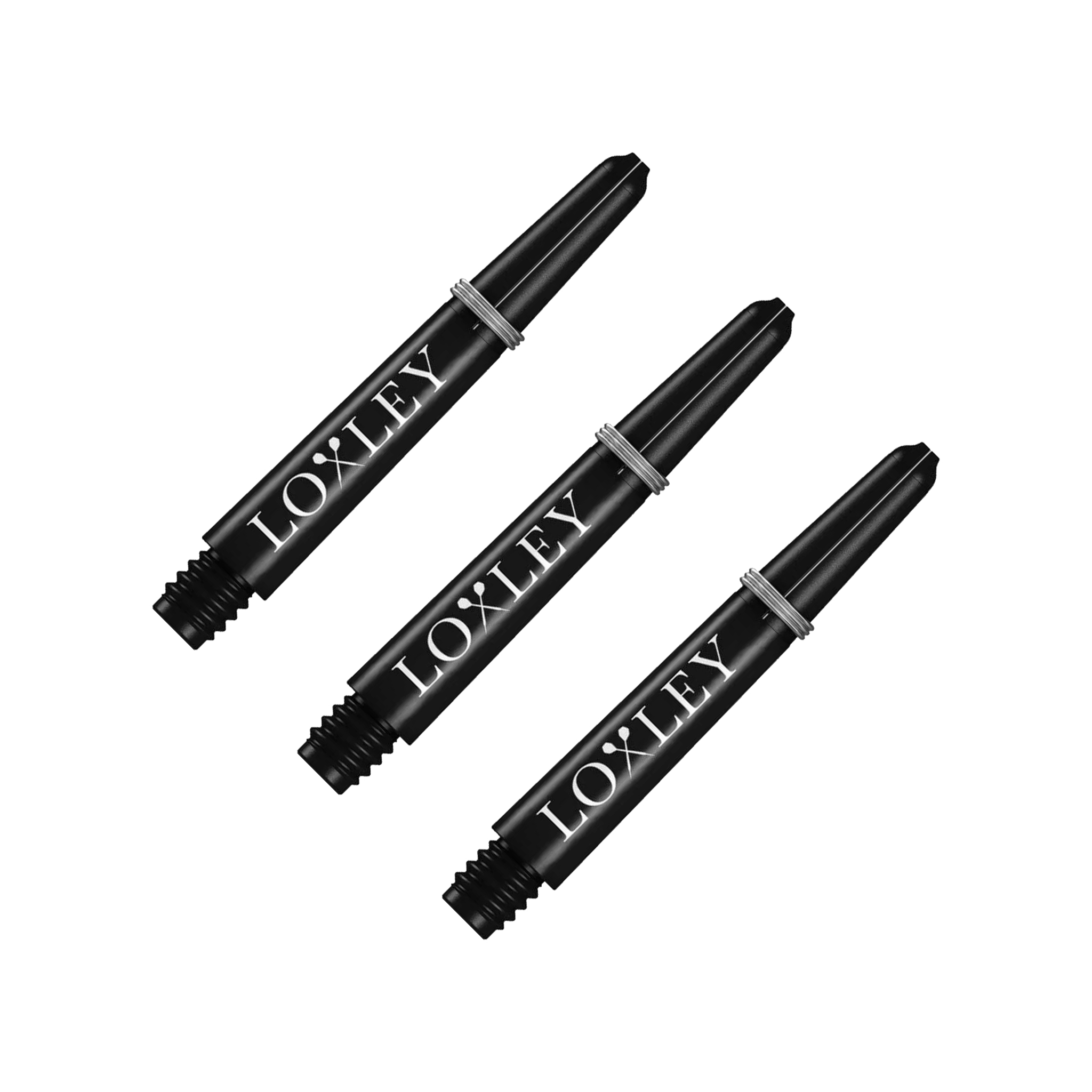 Mission Loxley - Nylon Dart Shafts Short (34mm) / Black Shafts