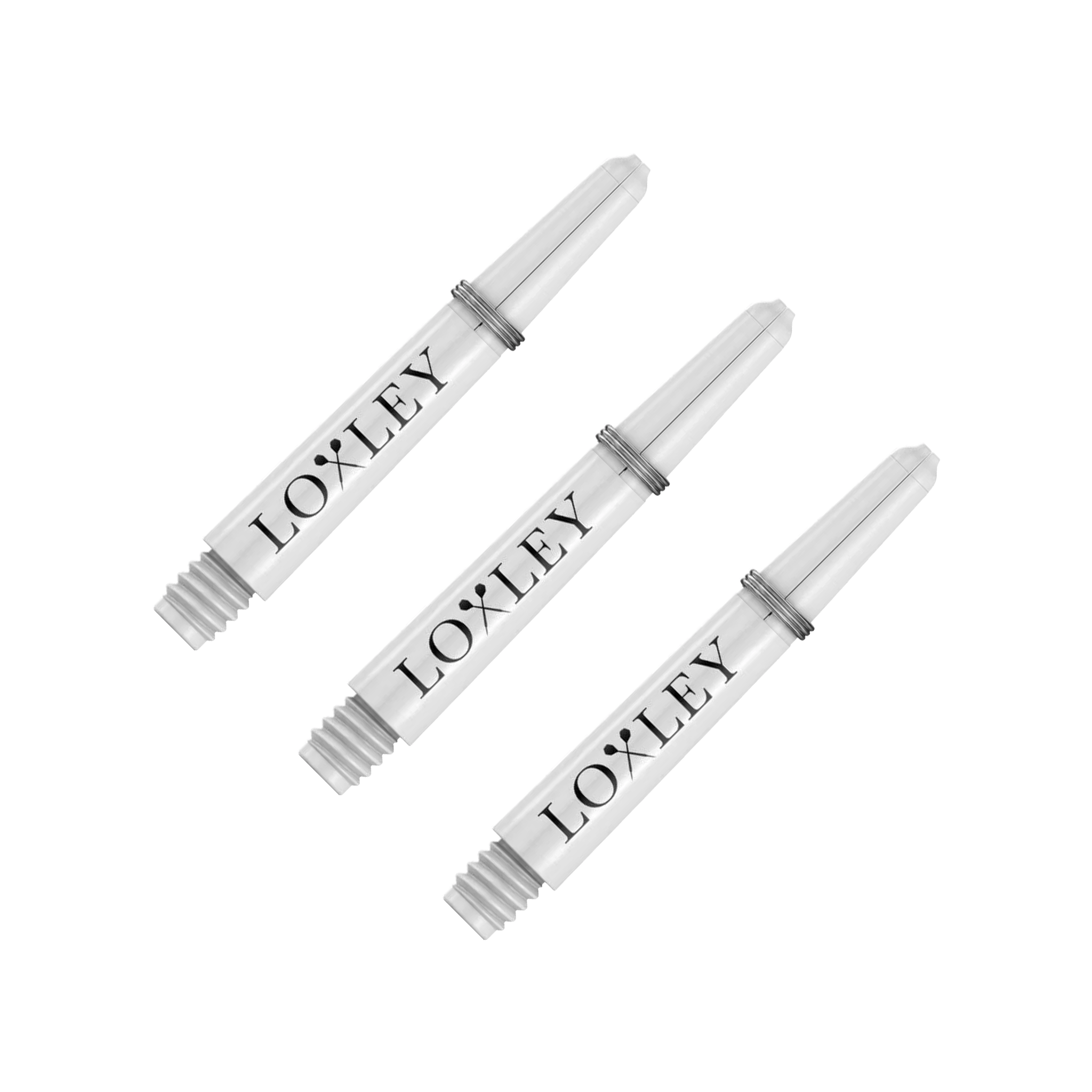 Mission Loxley - Nylon Dart Shafts Short (34mm) / White Shafts