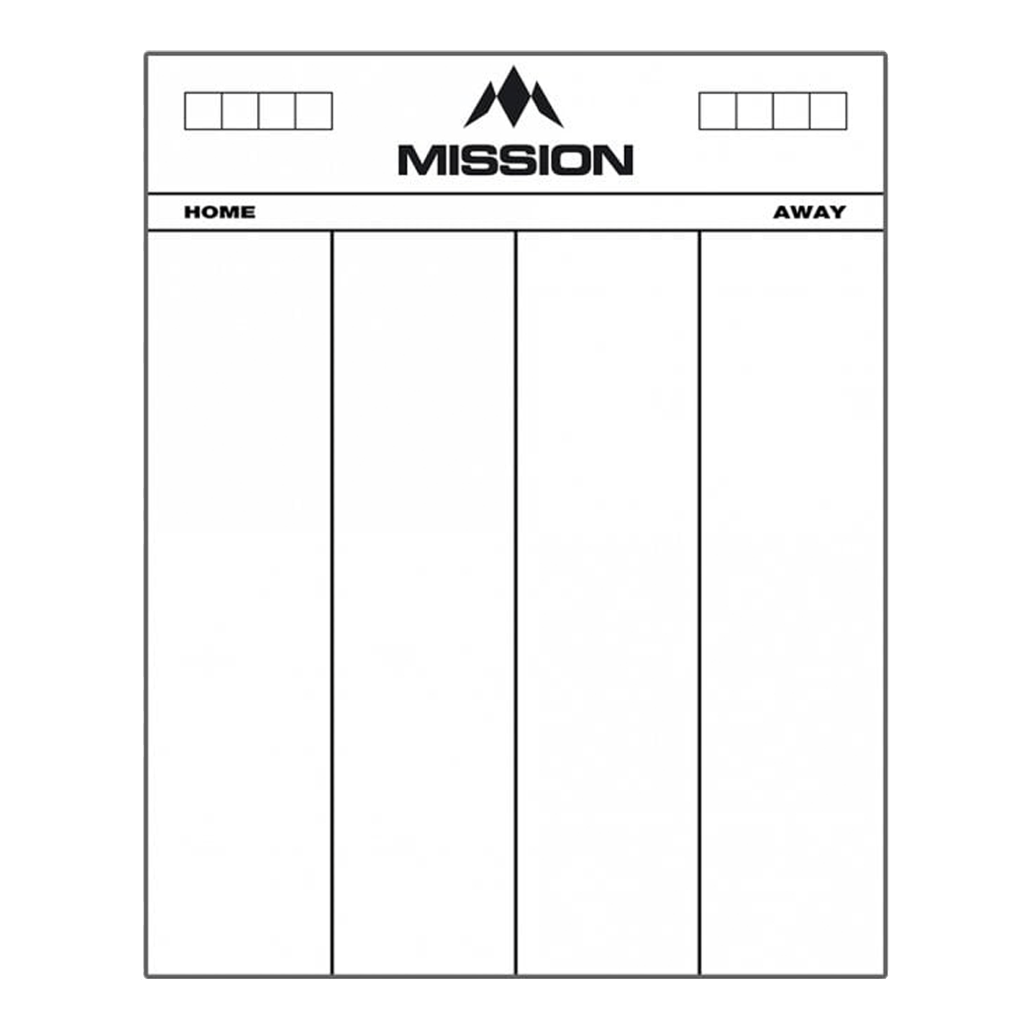 Mission Mission Drywipe Scoreboard White Accessories