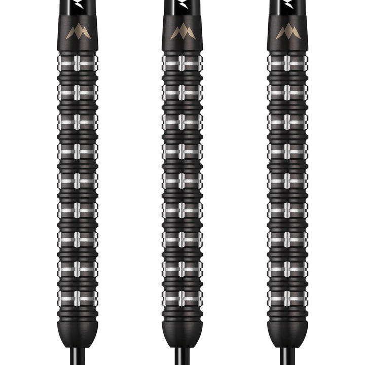 Mission Nero M2 Linear Ringed Steel Tip Darts - 90% Tungsten - 22 Grams Darts